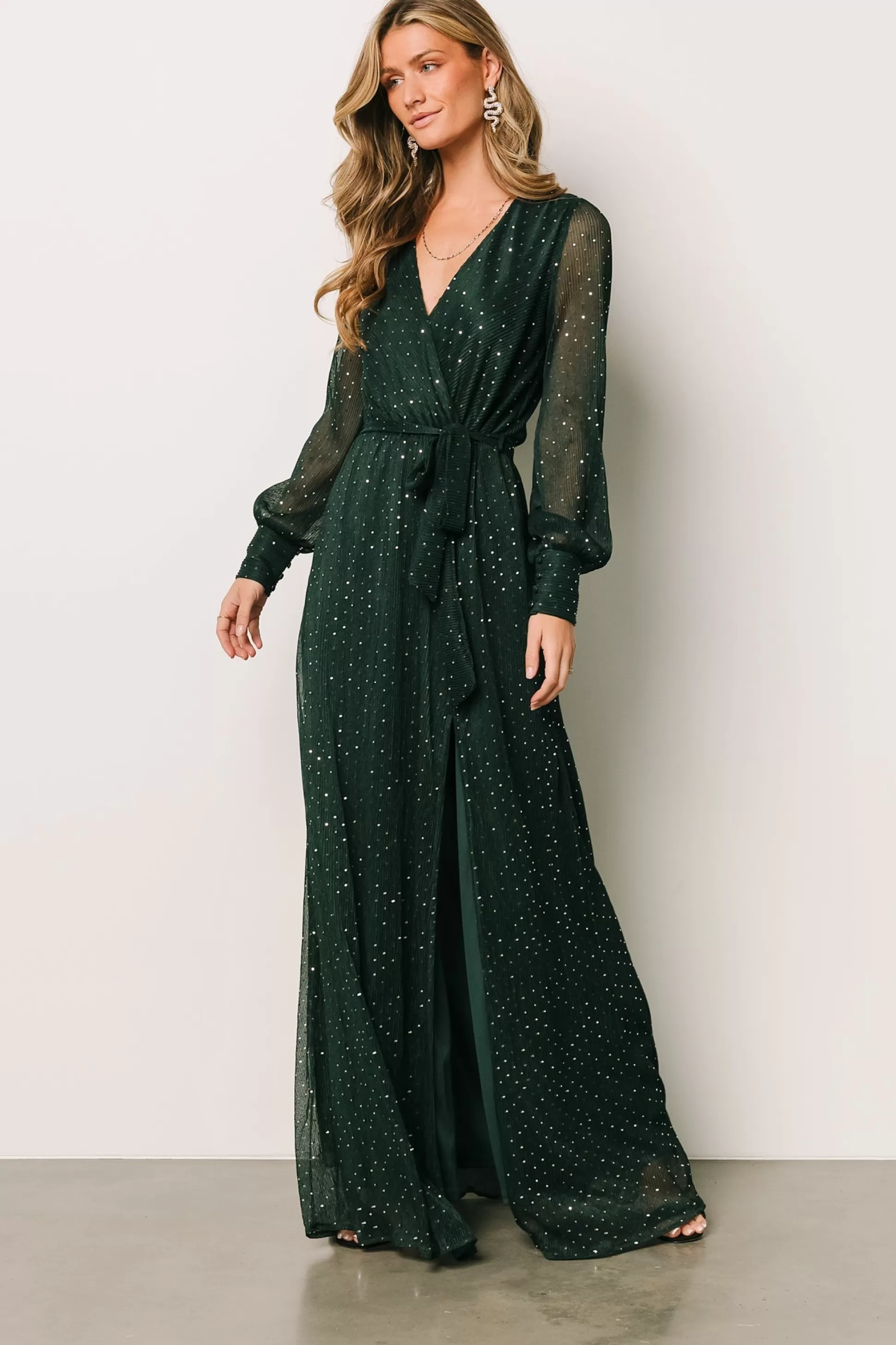 SALE | Baltic Born Abigail Sparkle Gown | Emerald