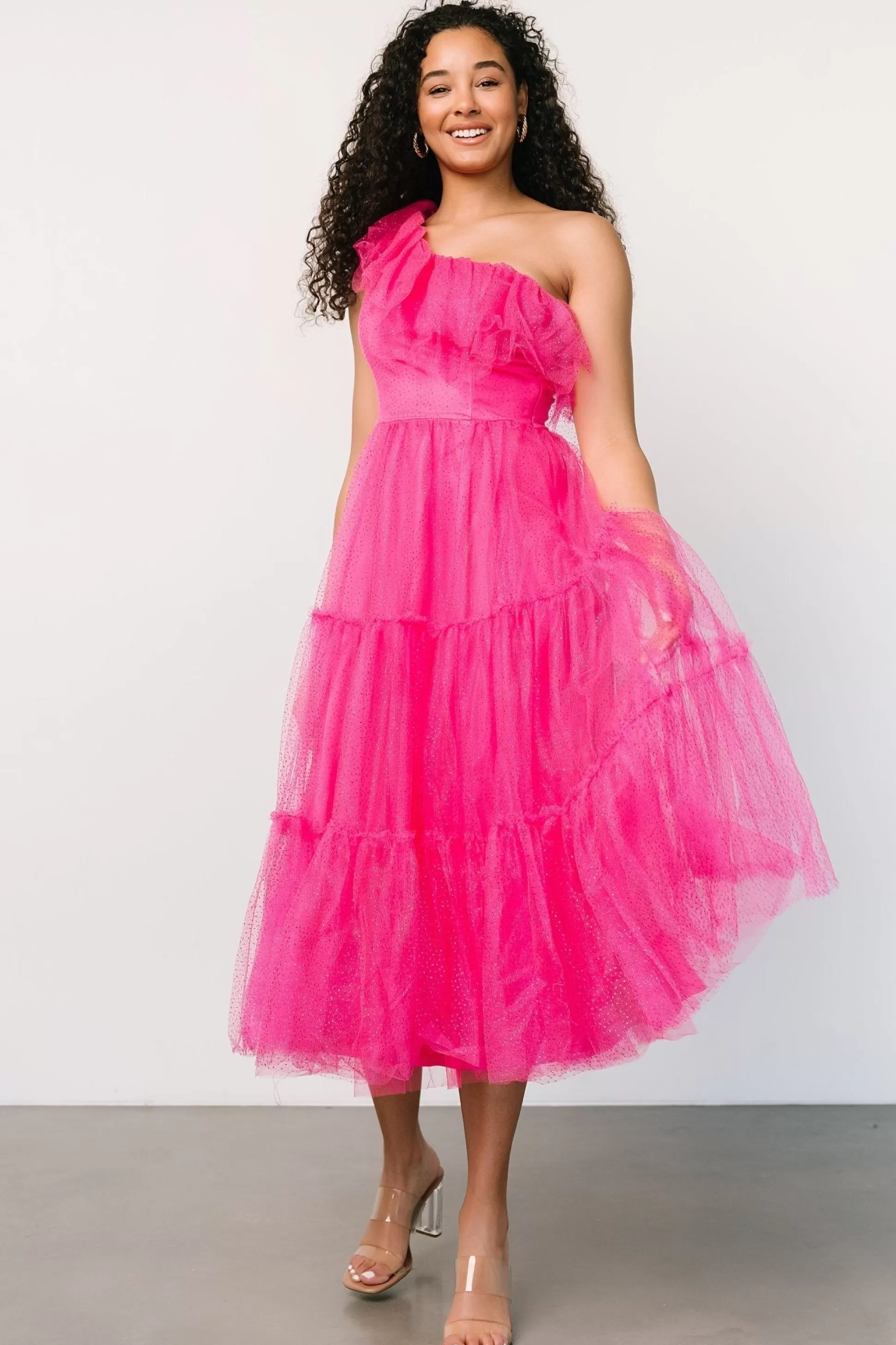 SALE | Baltic Born Anessa Tulle Dress | Fuchsia