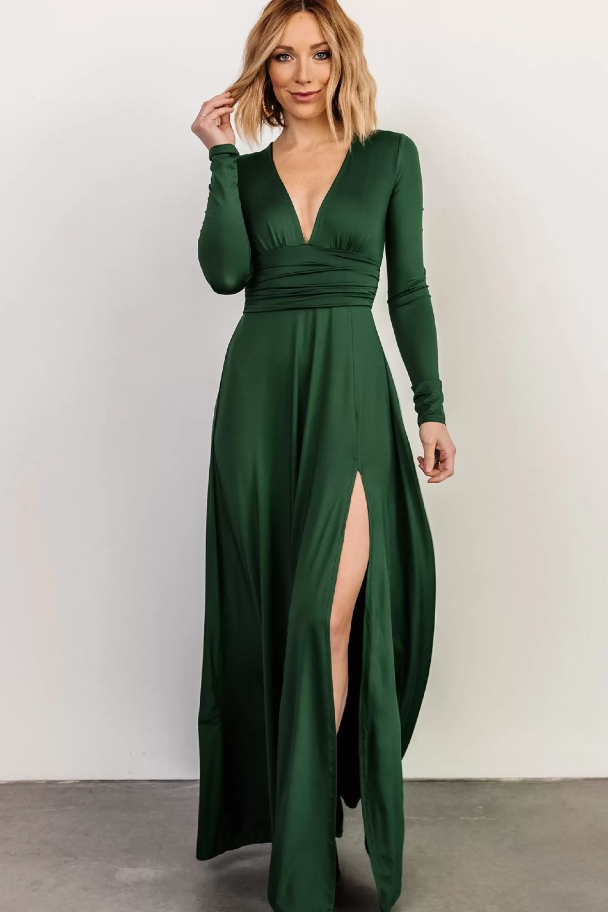 maxi dresses | WEDDING SUITE | Baltic Born Arianna Maxi Dress | Hunter Green