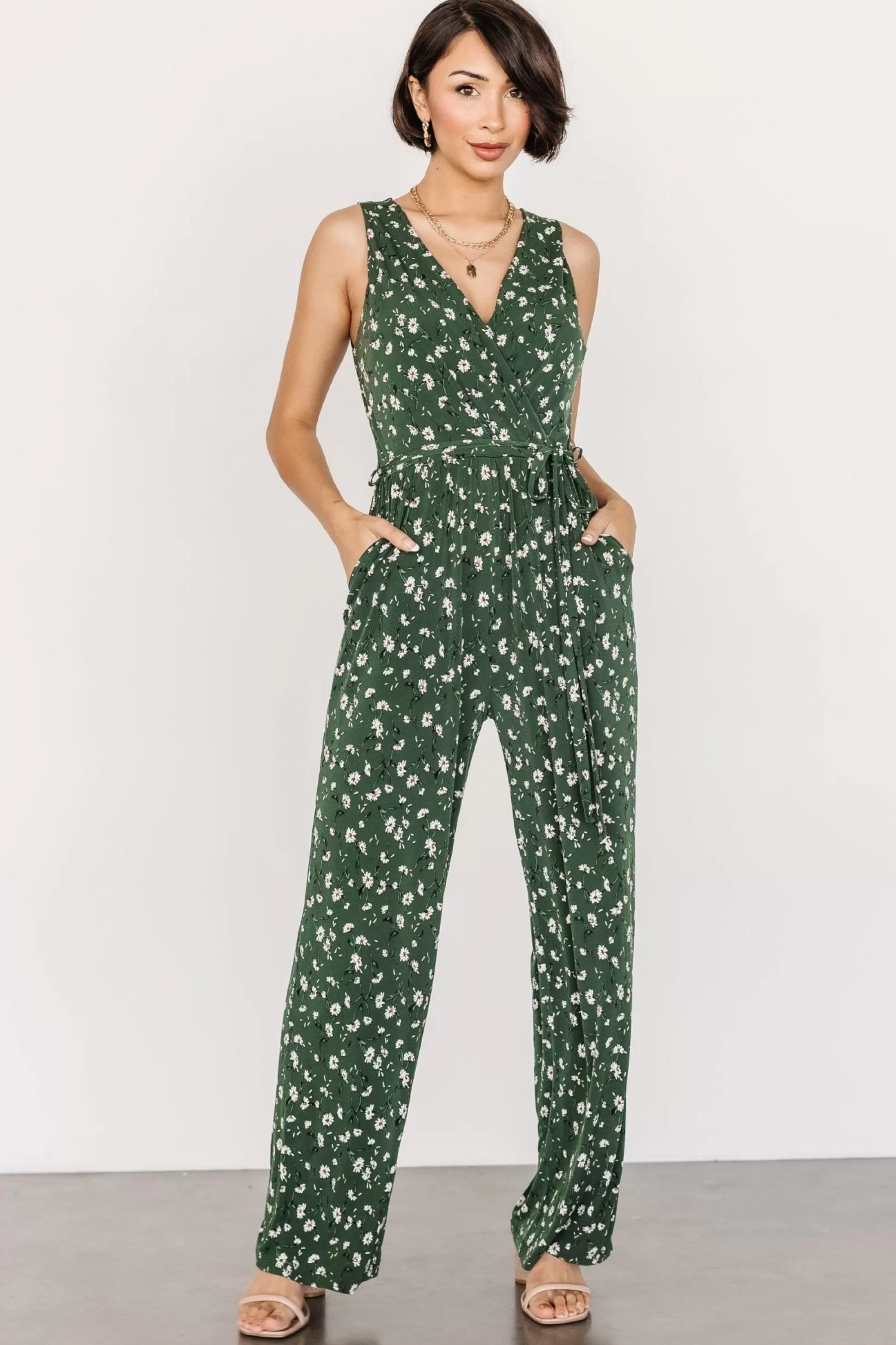 SALE | Baltic Born Ashlyn Jumpsuit | Green Floral