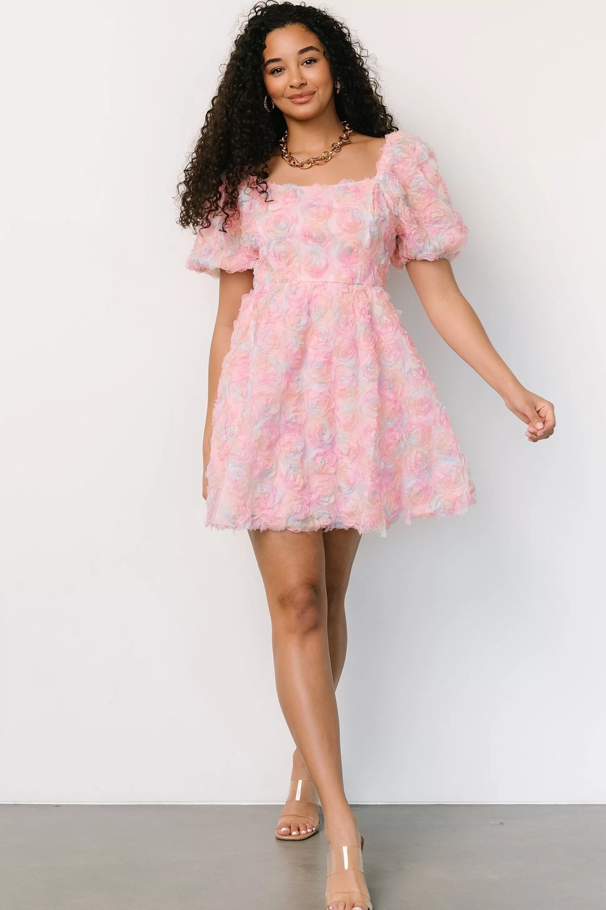 short dresses | Baltic Born Bette Mini Dress | Pink Floral