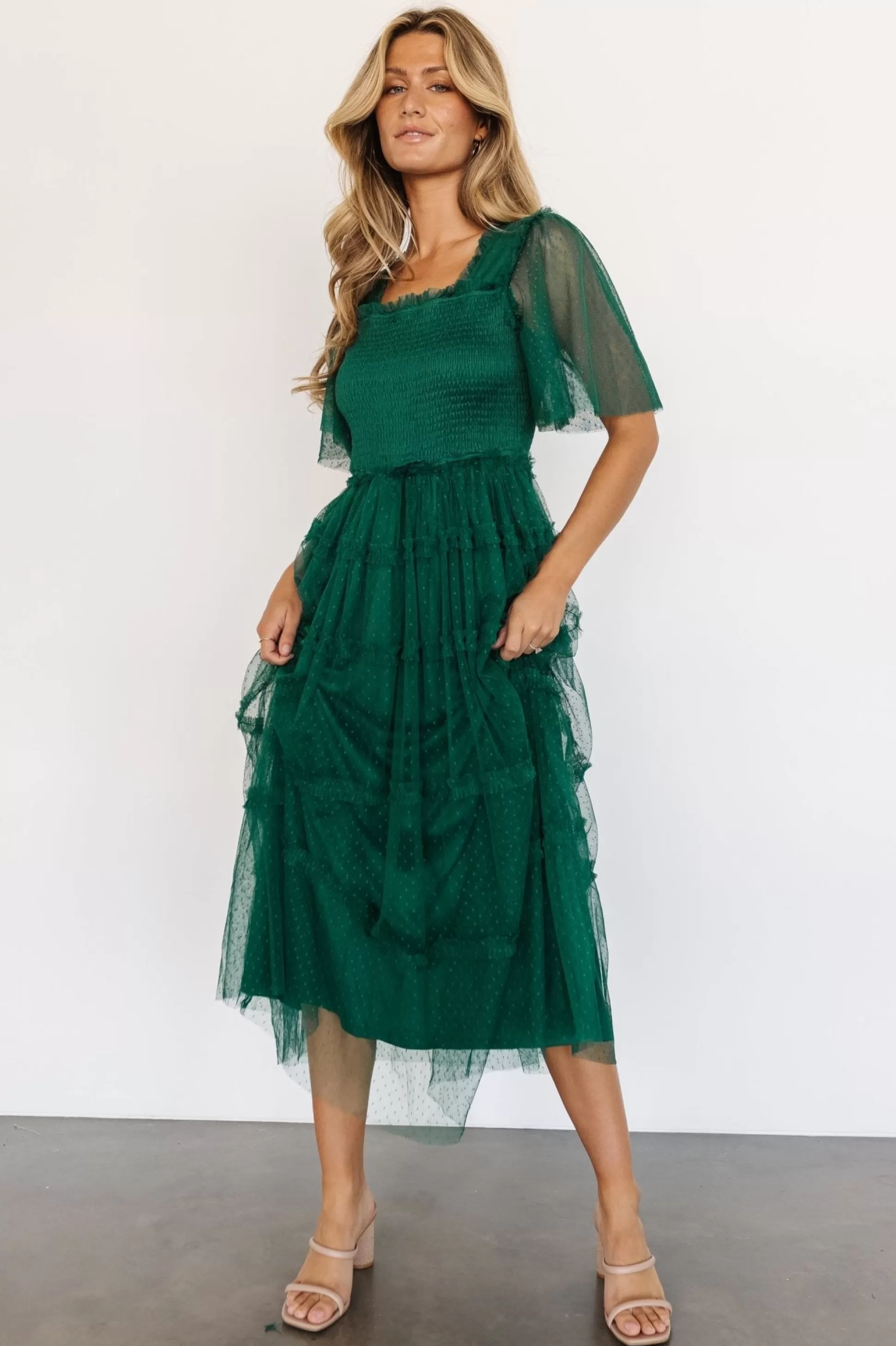 COMING SOON | Baltic Born Bexley Tulle Dress | Dark Green