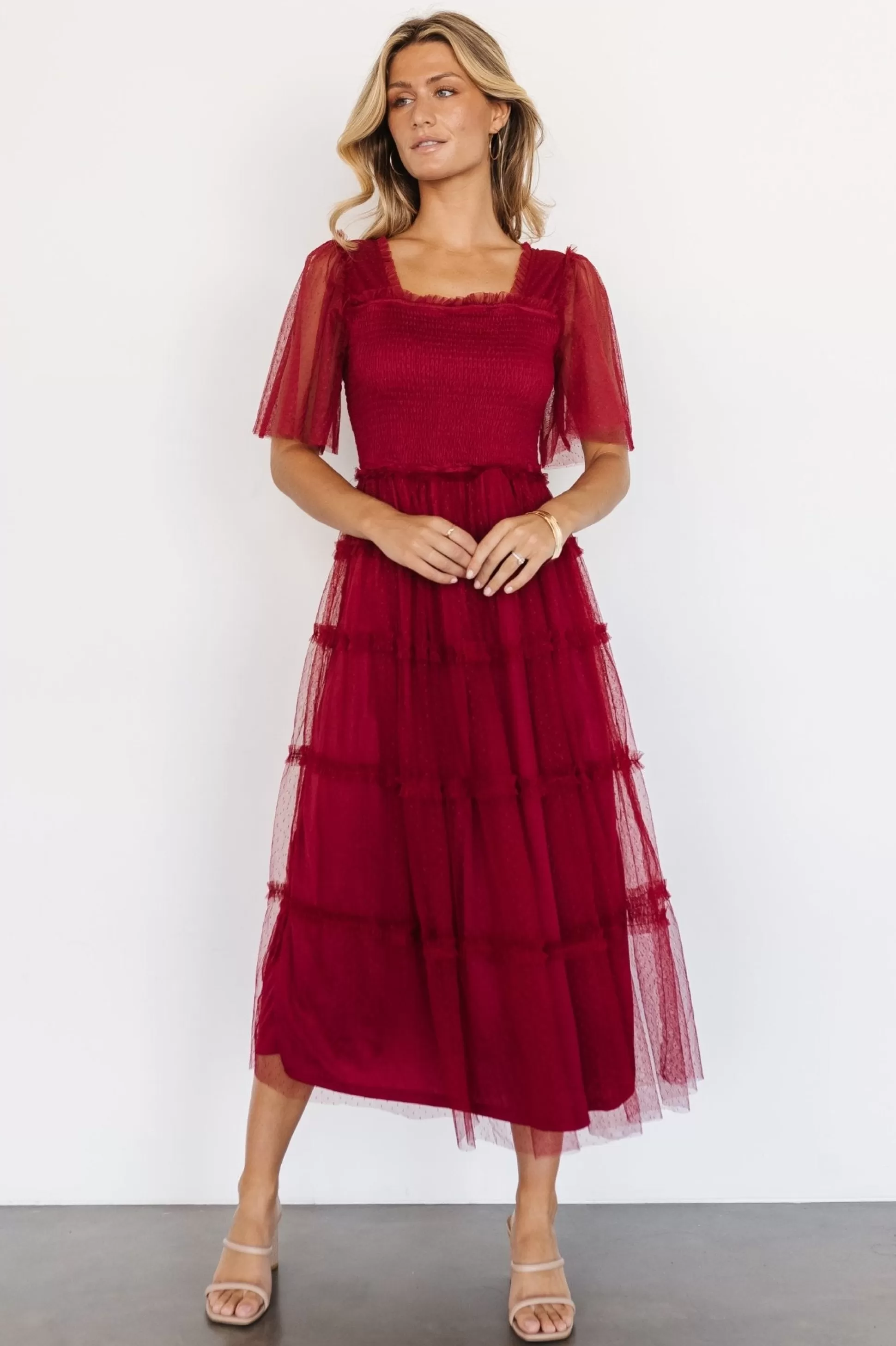 COMING SOON | Baltic Born Bexley Tulle Dress | Wine