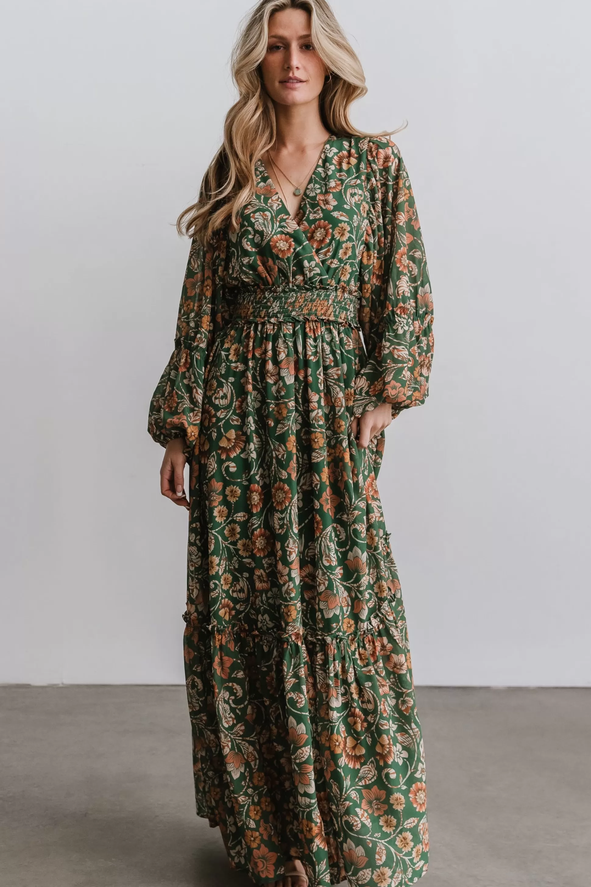 maxi dresses | WEDDING SUITE | Baltic Born Bria Maxi Dress | Green Floral