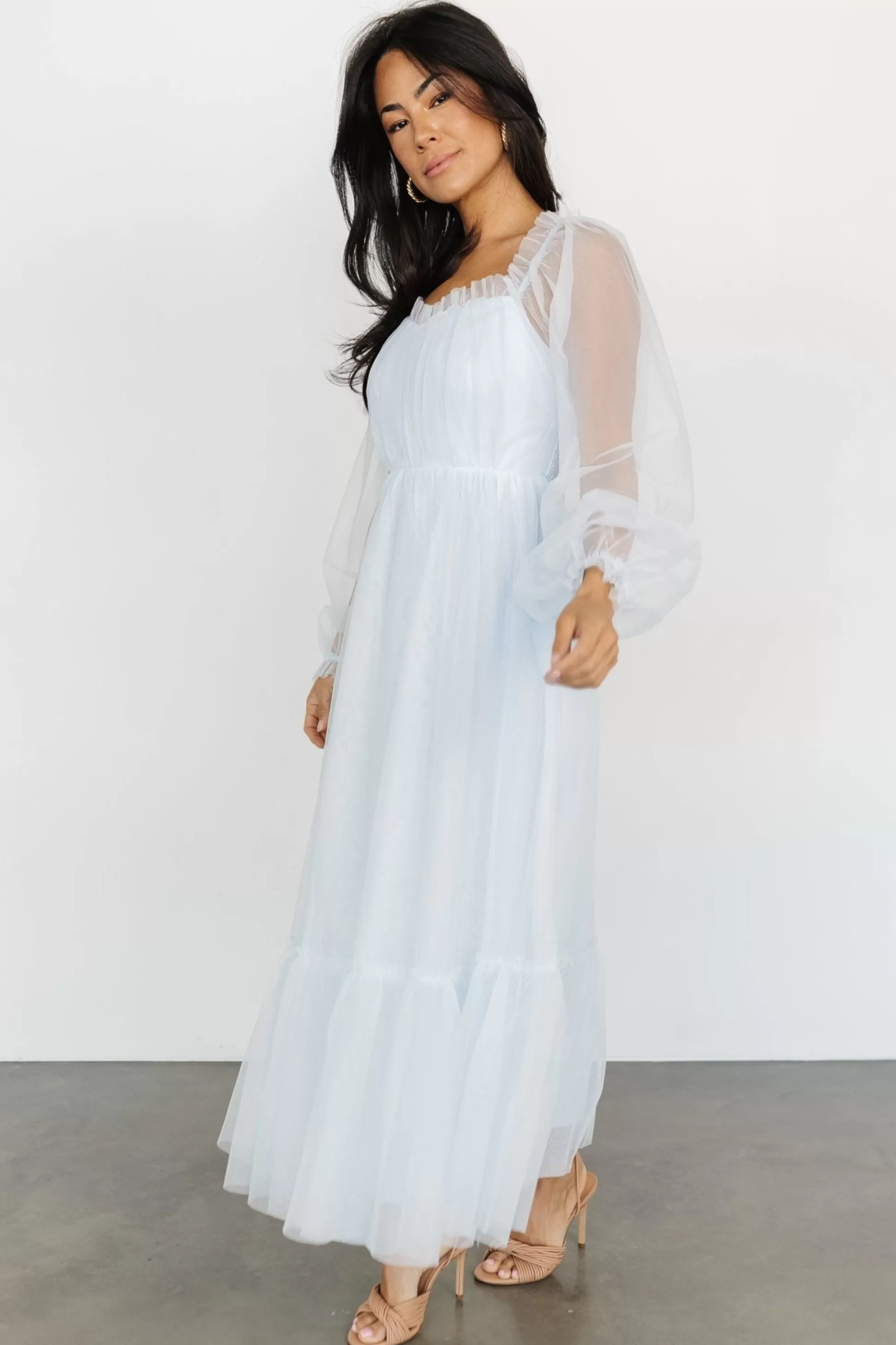 tulle styles | Baltic Born Cleobelle Maxi Dress | Ethereal Blue