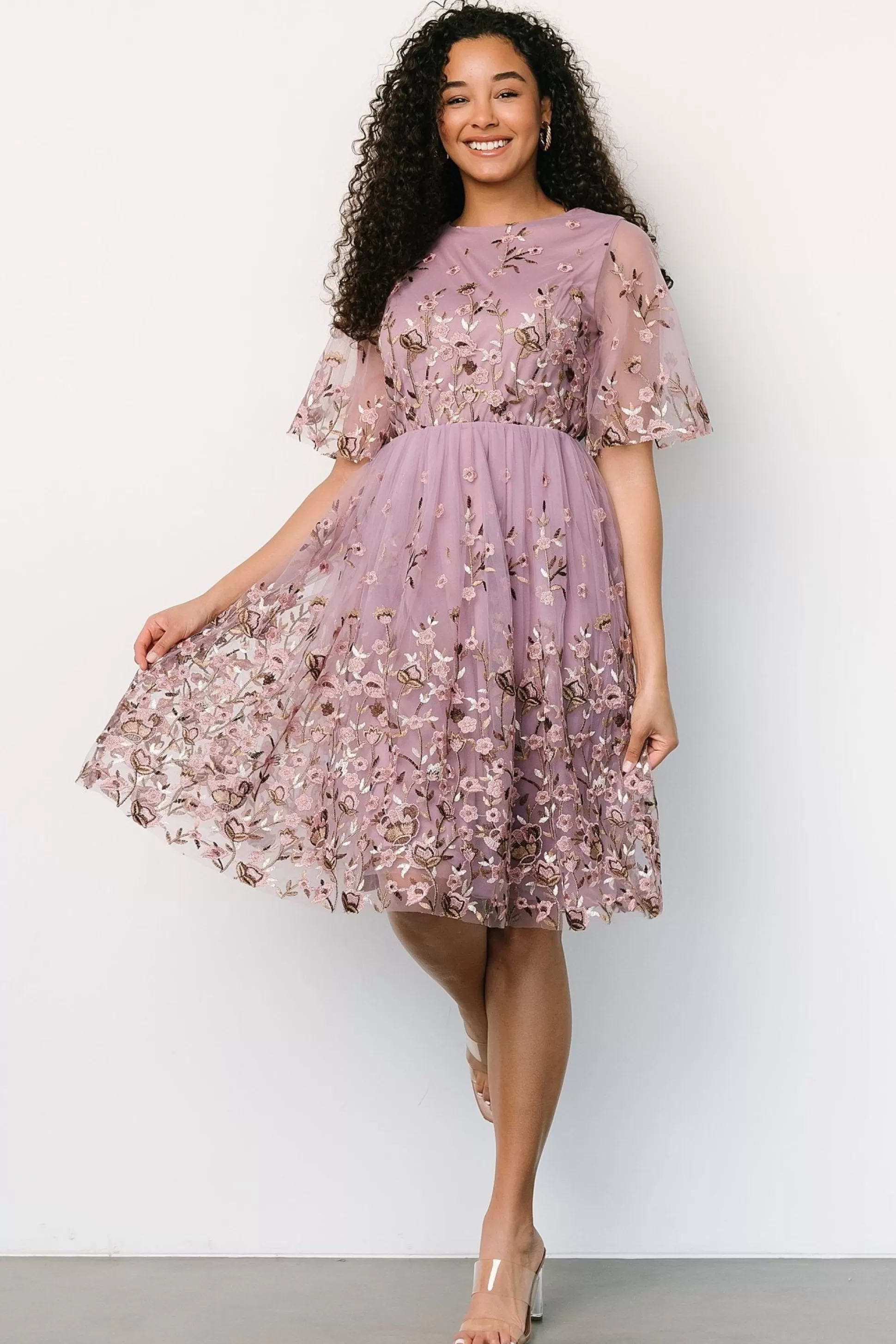 short dresses | Baltic Born Duchess Tulle Dress | Lilac Garden