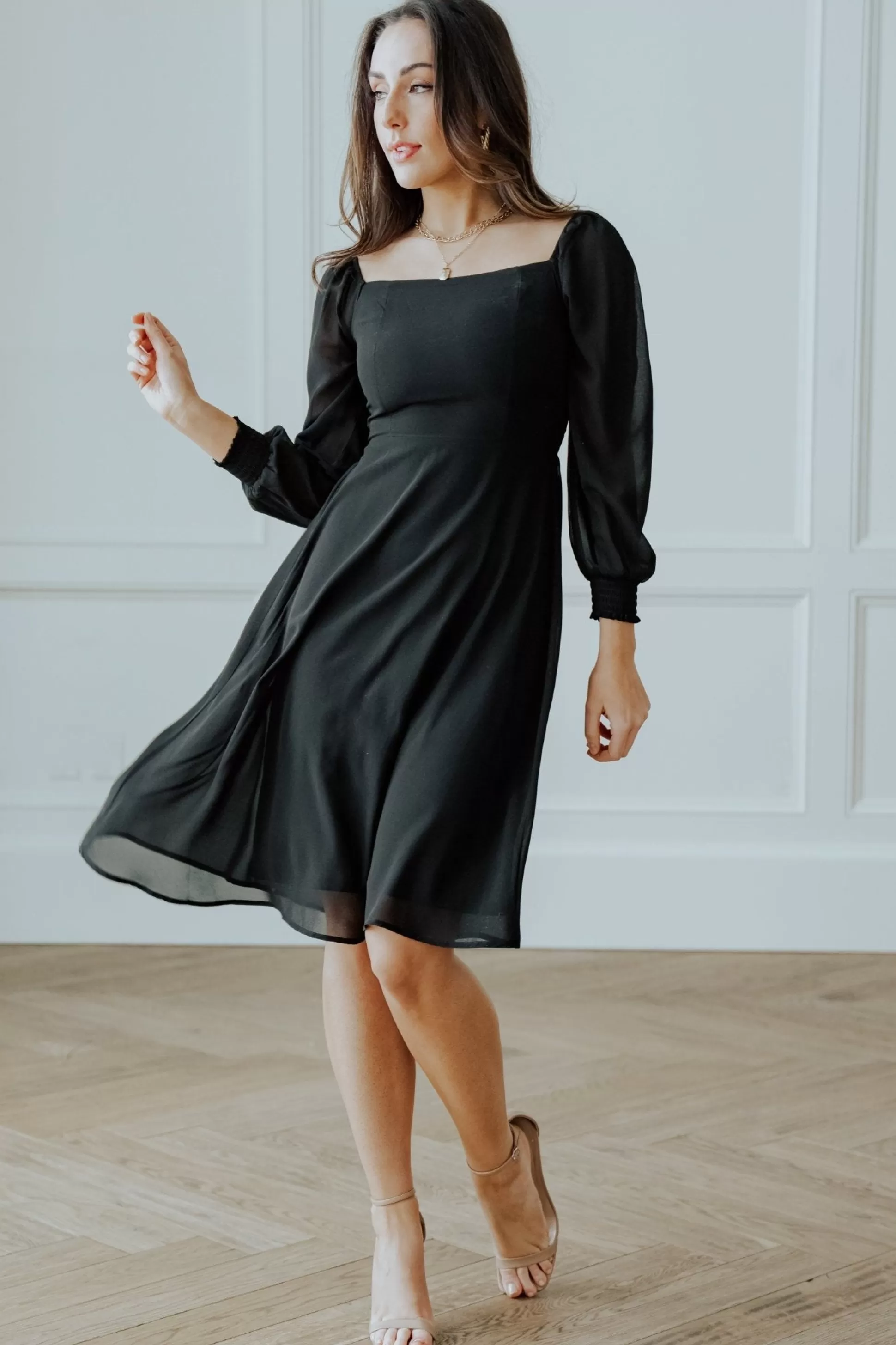 short dresses | WEDDING SUITE | Baltic Born Elise Short Dress | Black