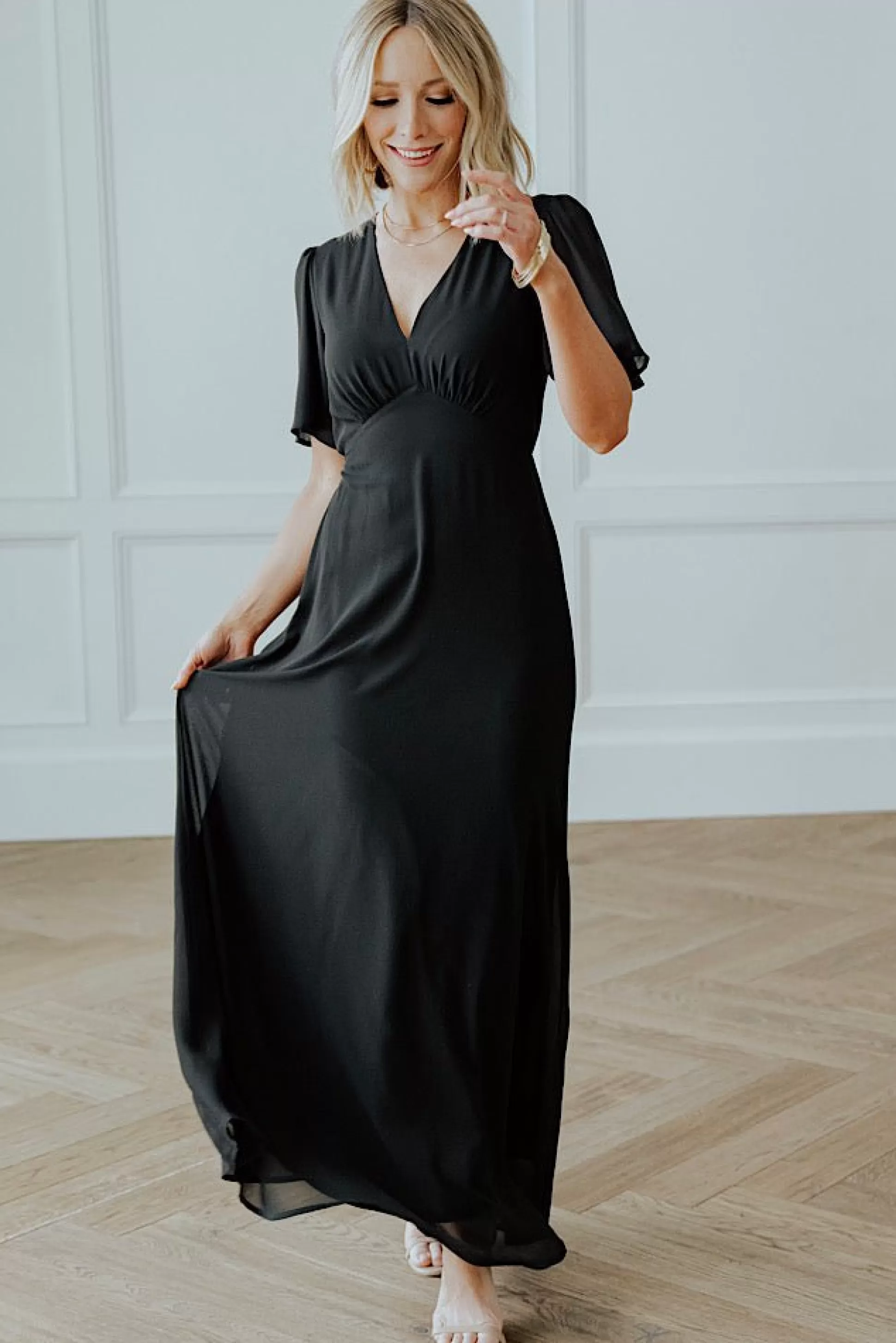 maxi dresses | WEDDING SUITE | Baltic Born Esti Maxi Dress | Black