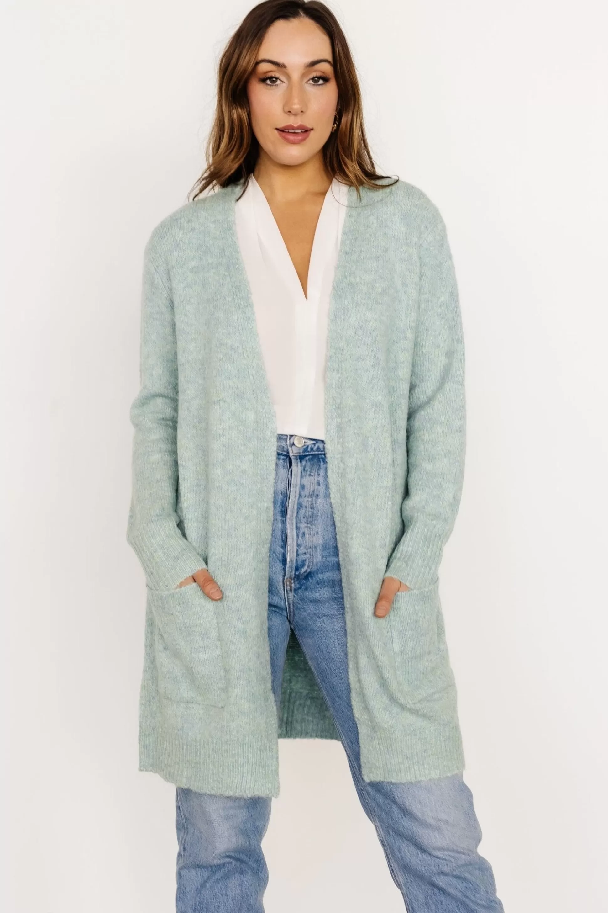 cardigans | Baltic Born Fletcher Oversized Cardigan | Mint