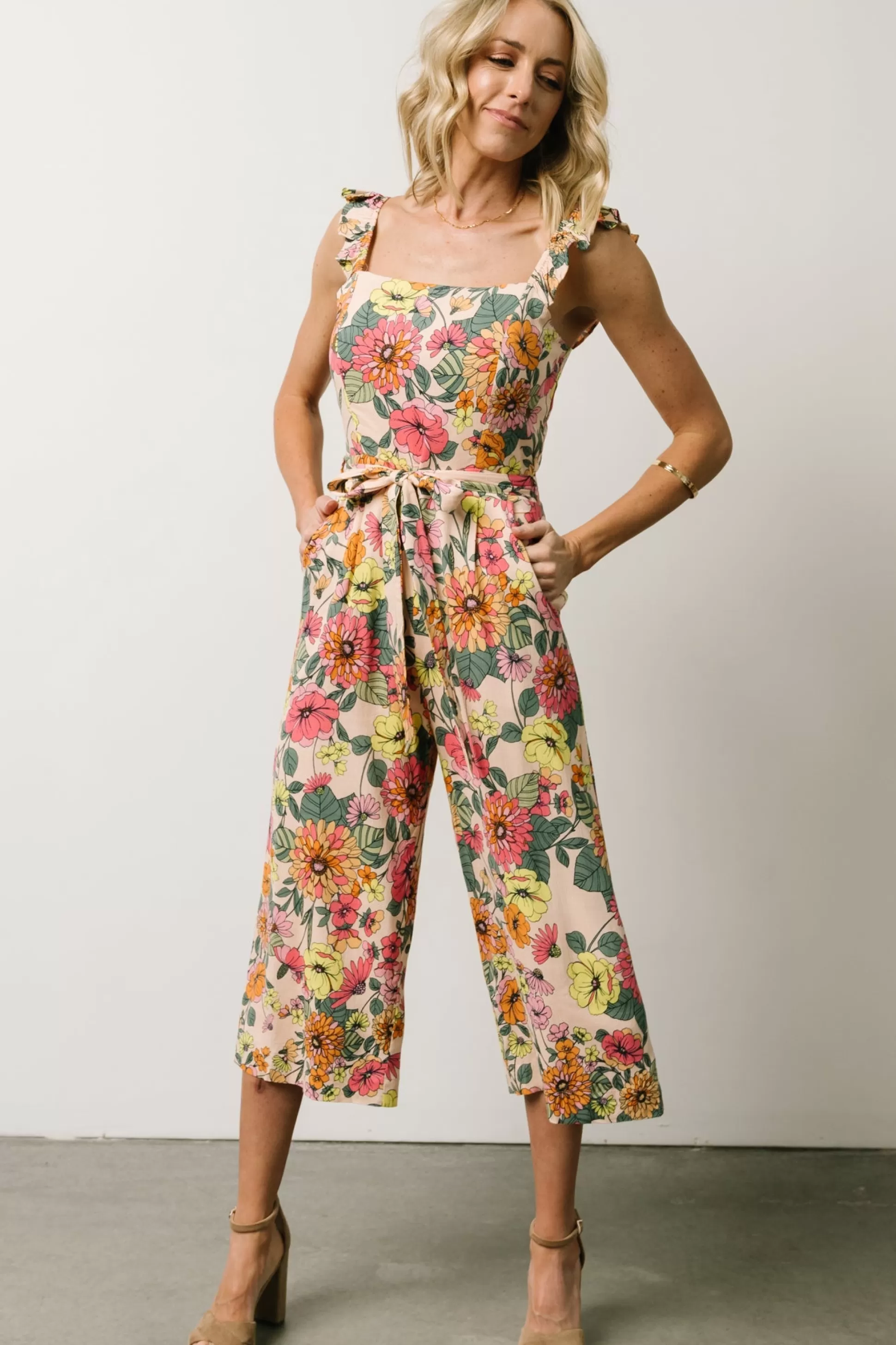 JUMPSUITS + ROMPERS | Baltic Born Gemma Jumpsuit | Multi Floral