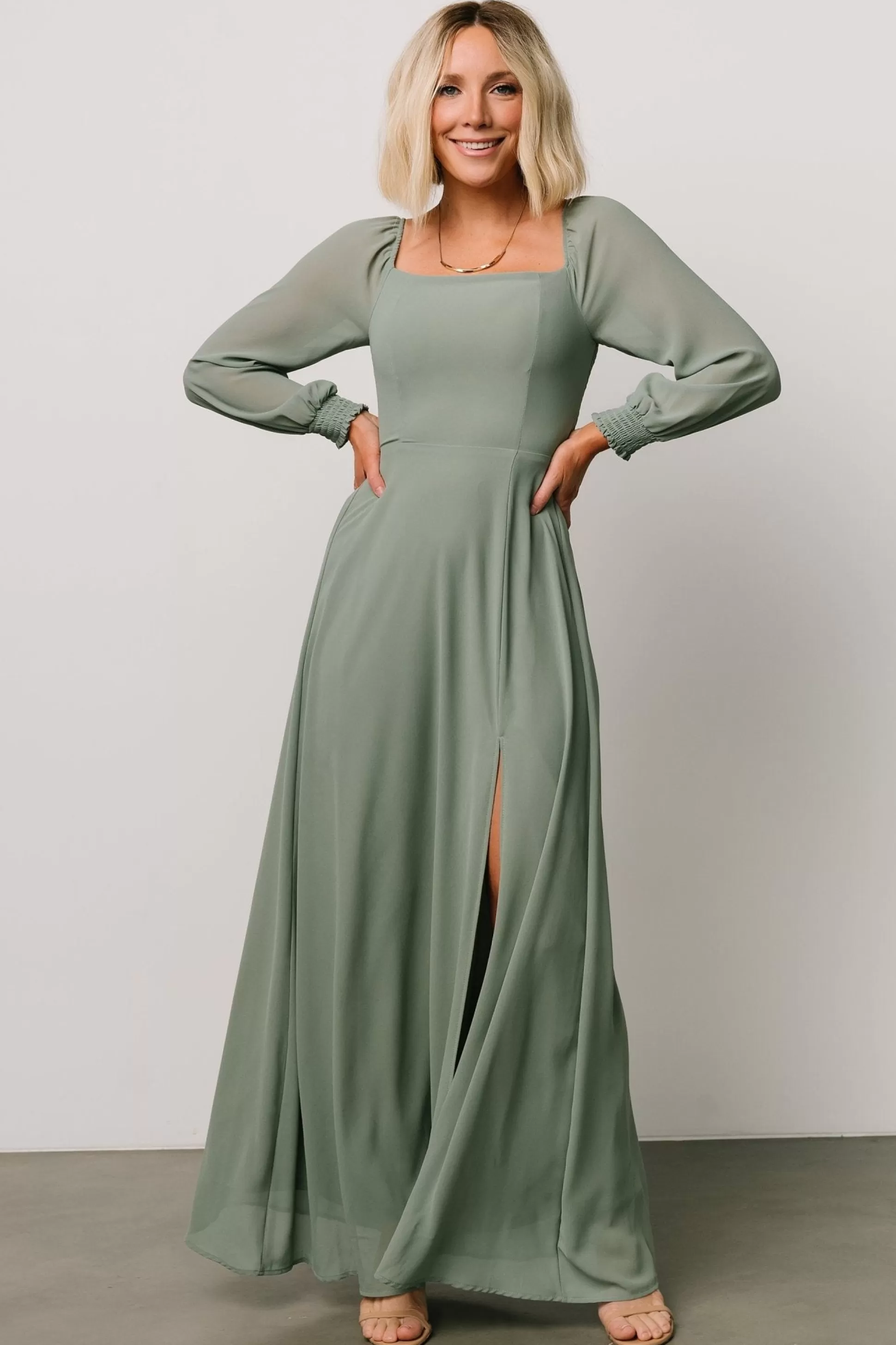 maxi dresses | WEDDING SUITE | Baltic Born Giselle Maxi Dress | Eucalyptus