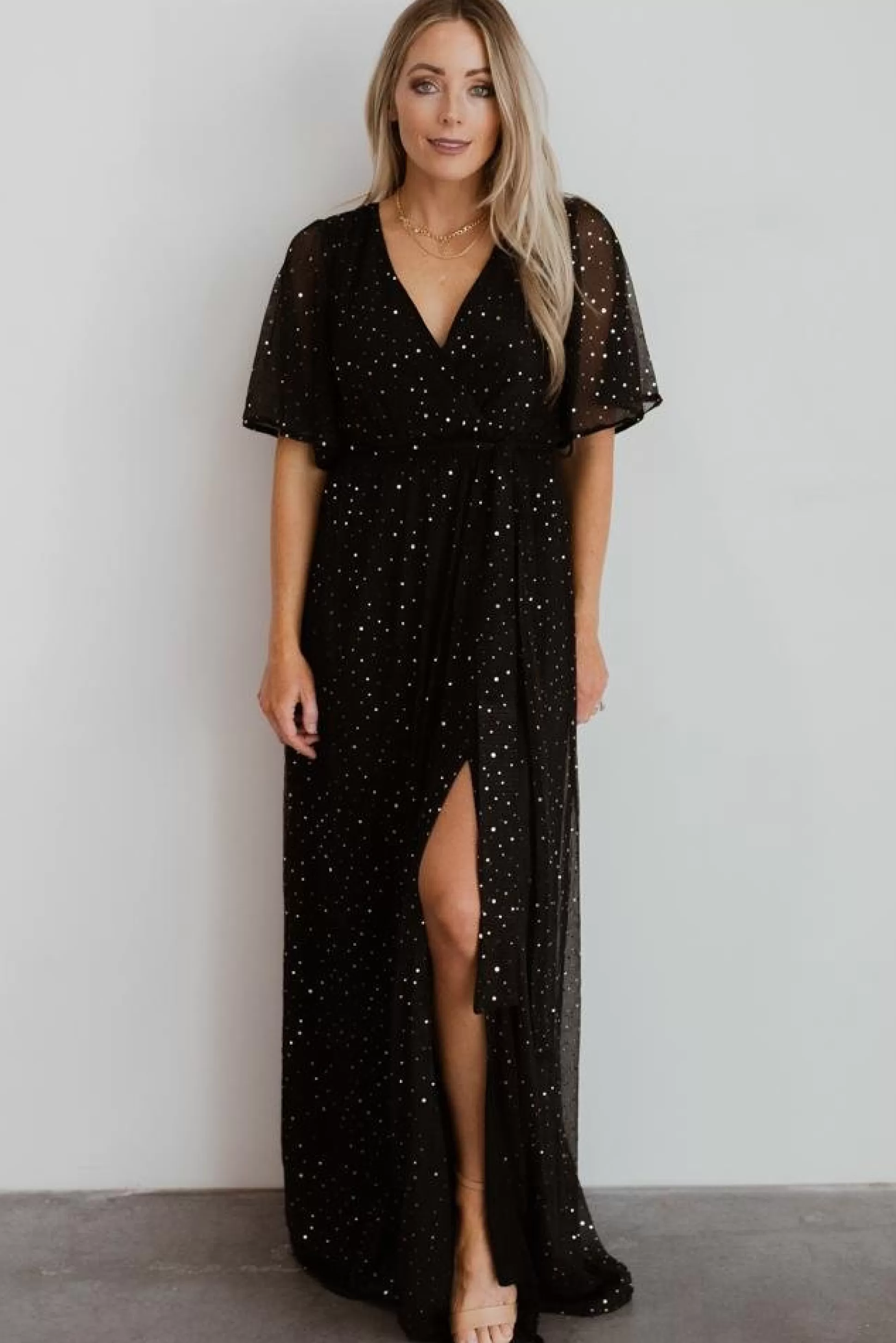 SALE | Baltic Born Grace Sparkle Gown | Black