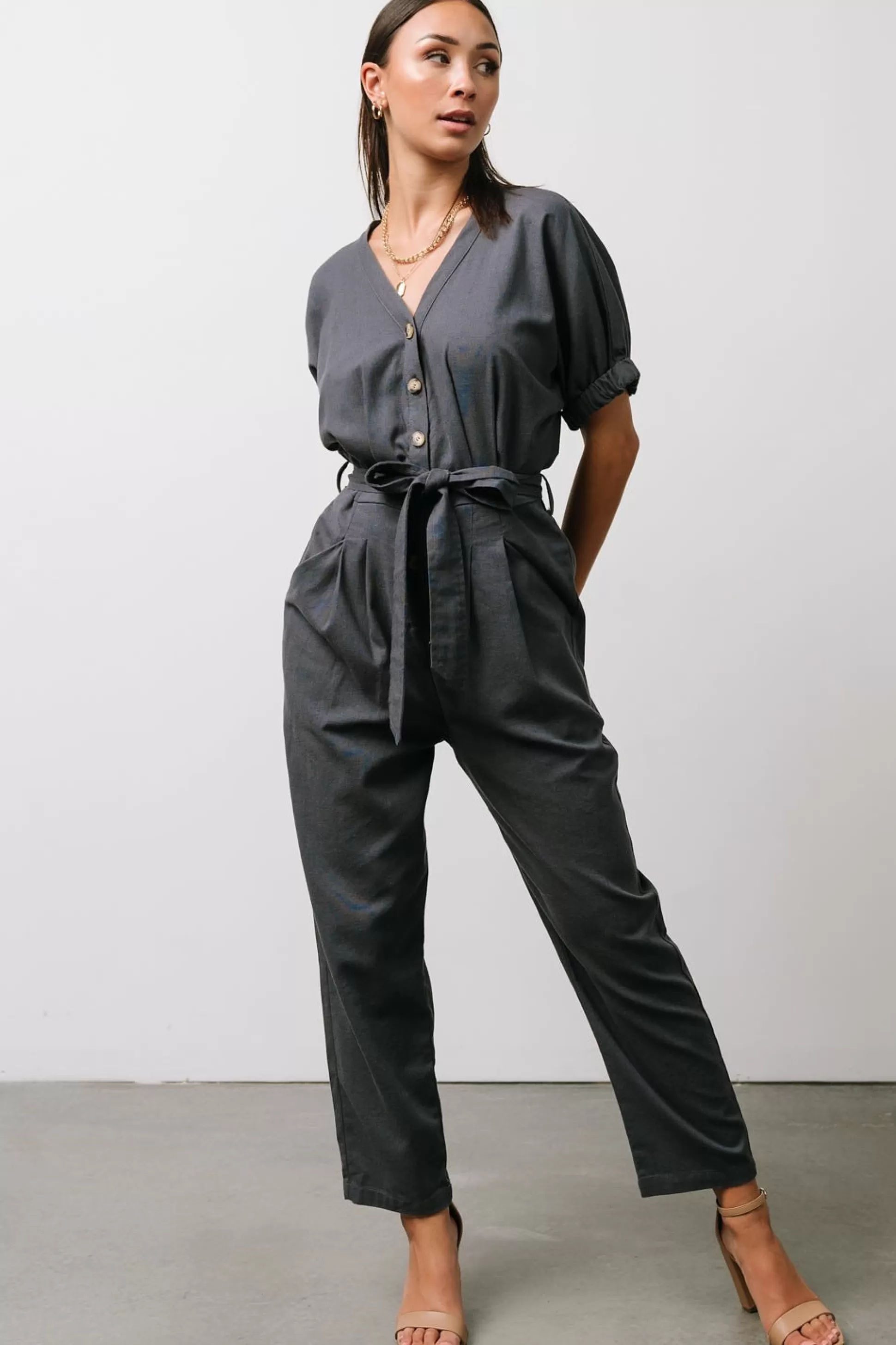 SALE | Baltic Born Heidi Jumpsuit | Dark Slate