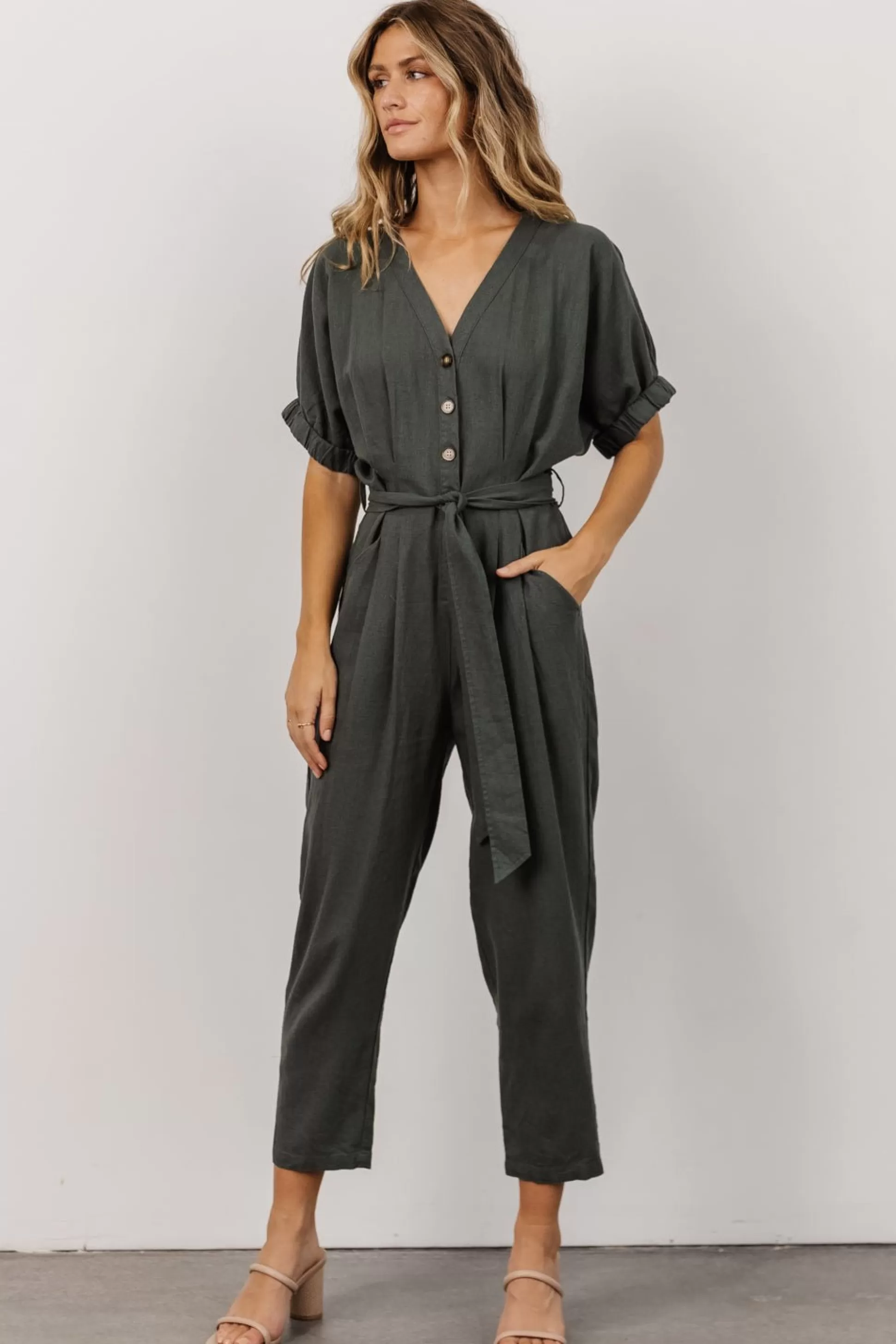 SALE | Baltic Born Heidi Jumpsuit | Dusty Green