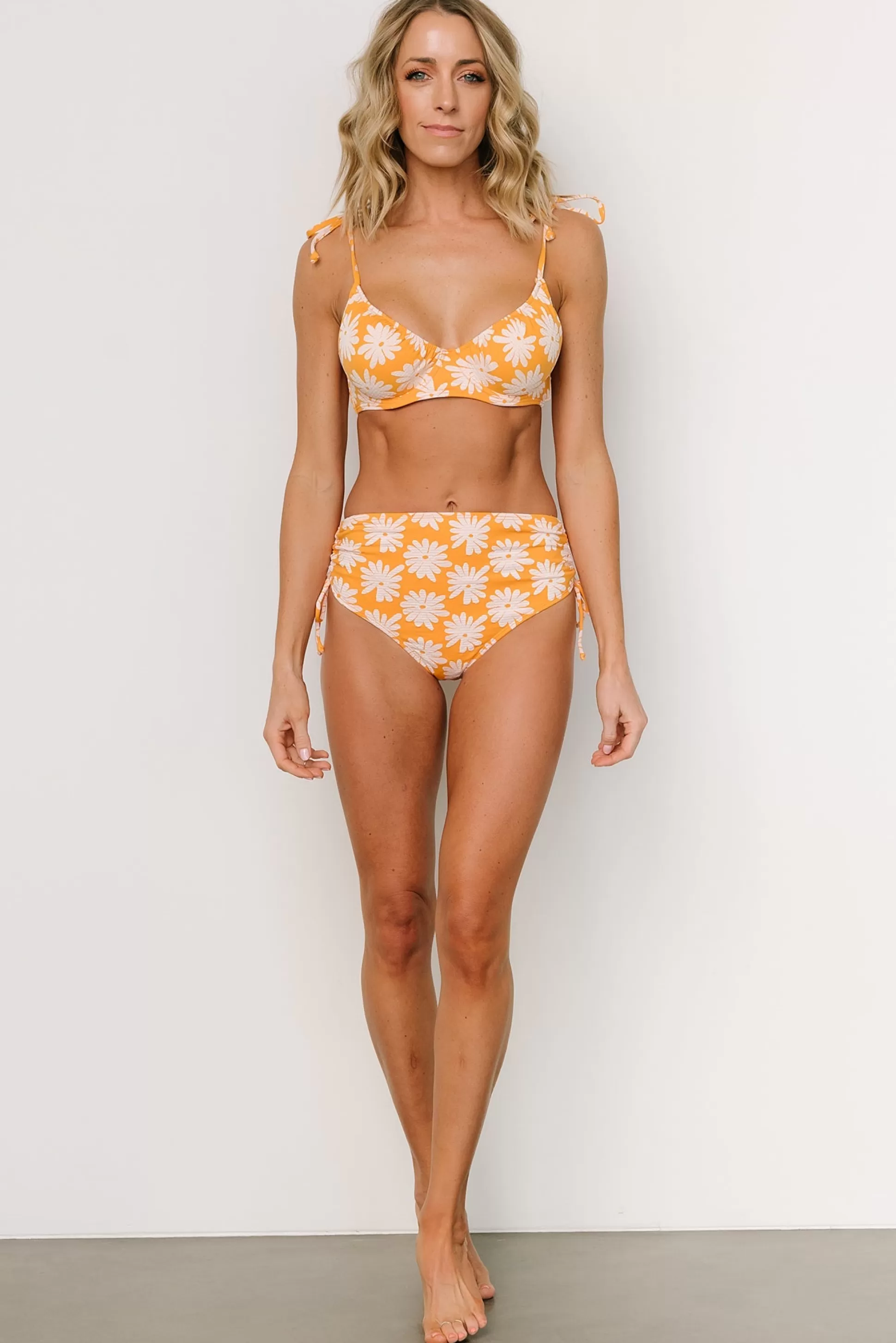 bikini | Baltic Born Helios Bikini Bottom | Tangerine Floral