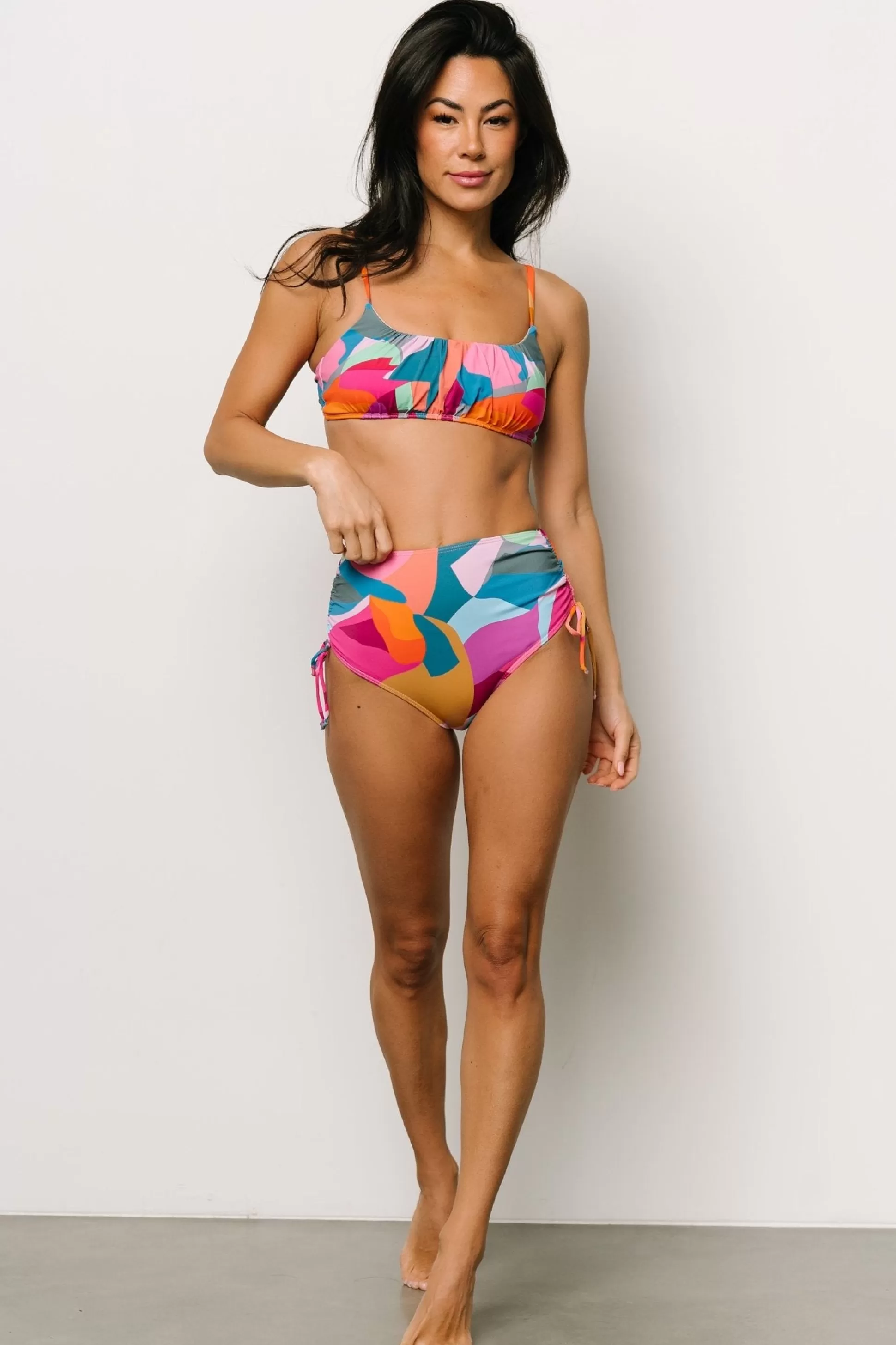 bikini | Baltic Born Jeannie High Waist Bikini Bottom | Multi