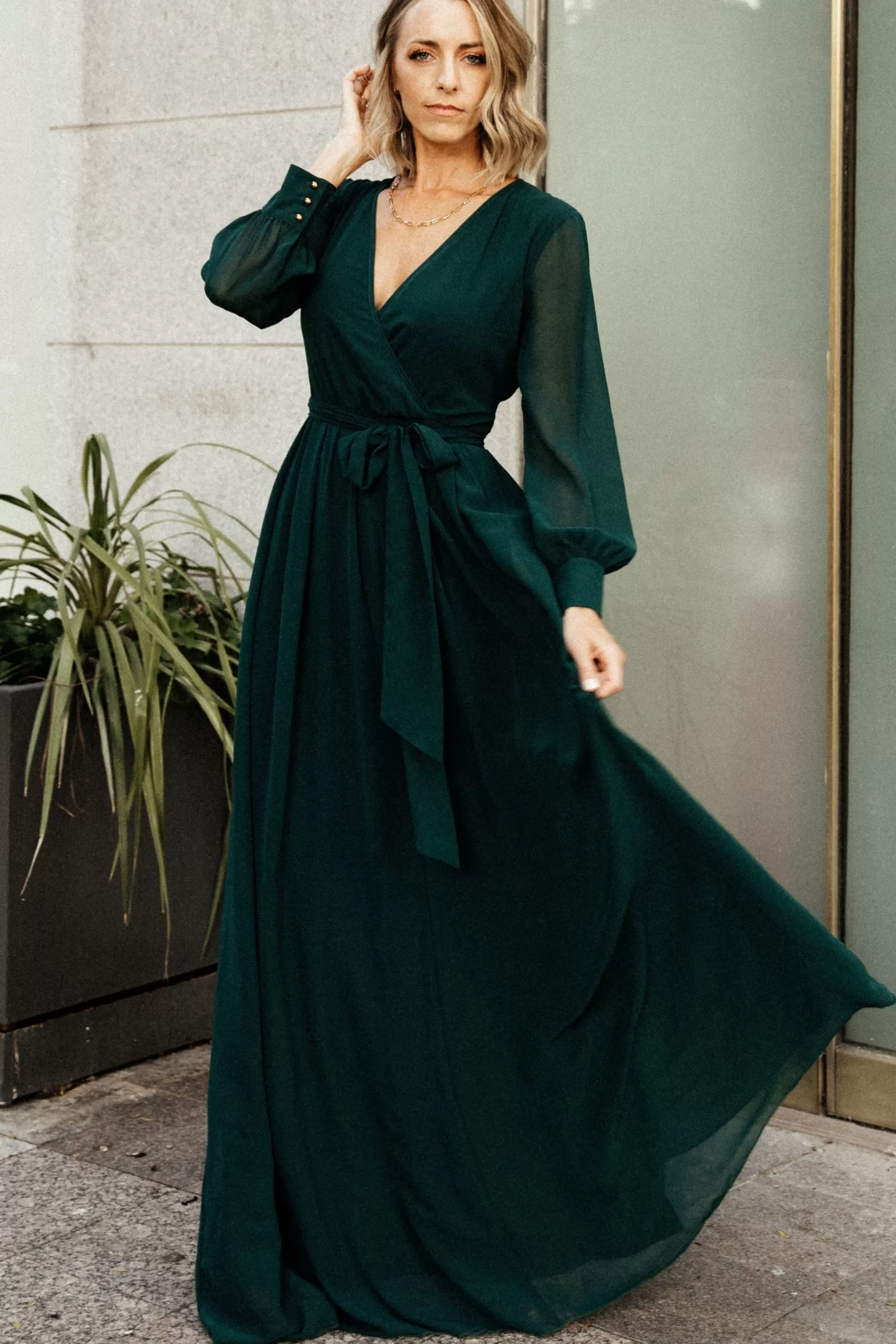 SALE | Baltic Born Lydia Maxi Dress | Hunter Green