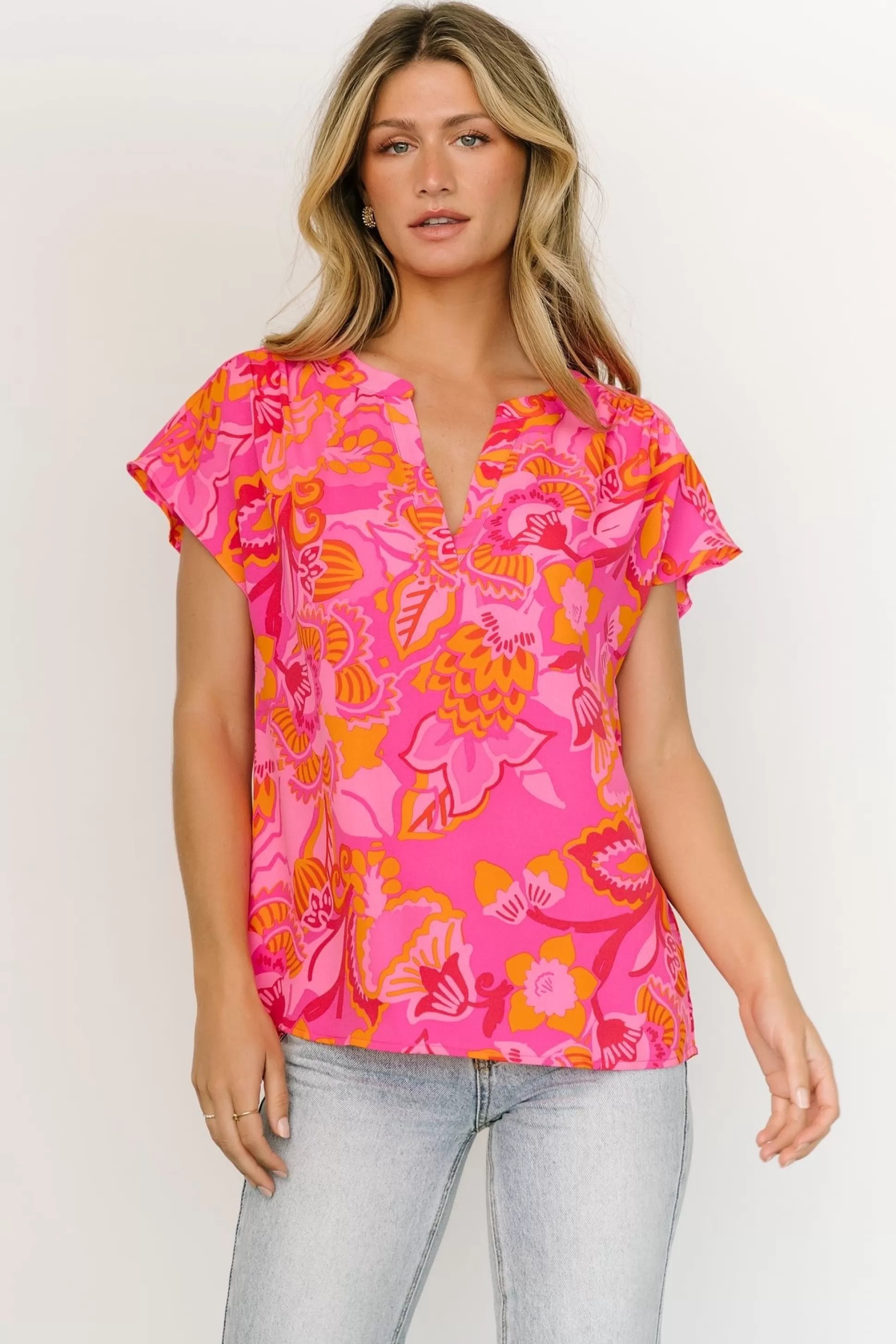 blouses + shirts | Baltic Born Macey Top |   Pink Multi