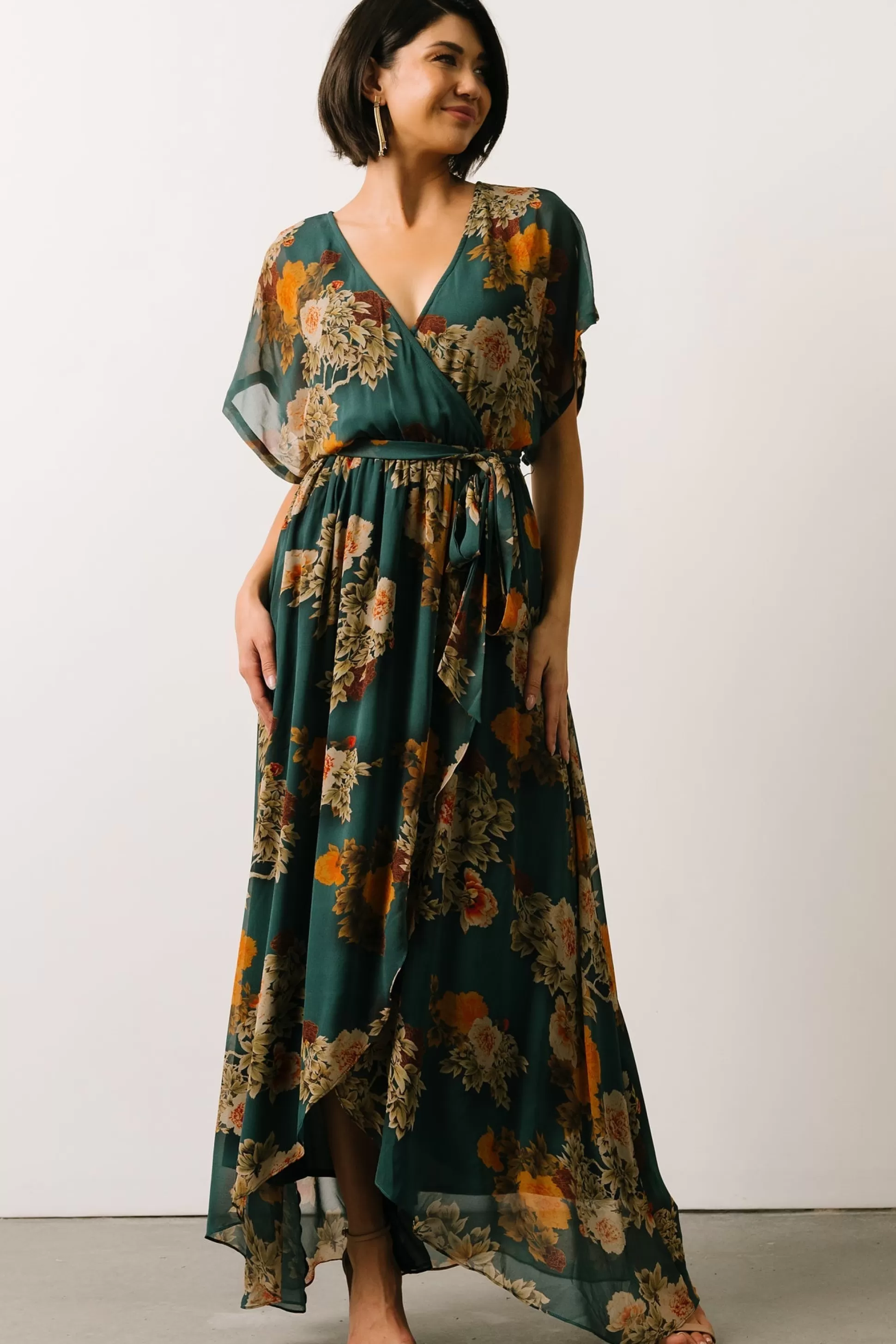 WINTER ESSENTIALS | Baltic Born Madeline Maxi Dress | Jade Multi Floral