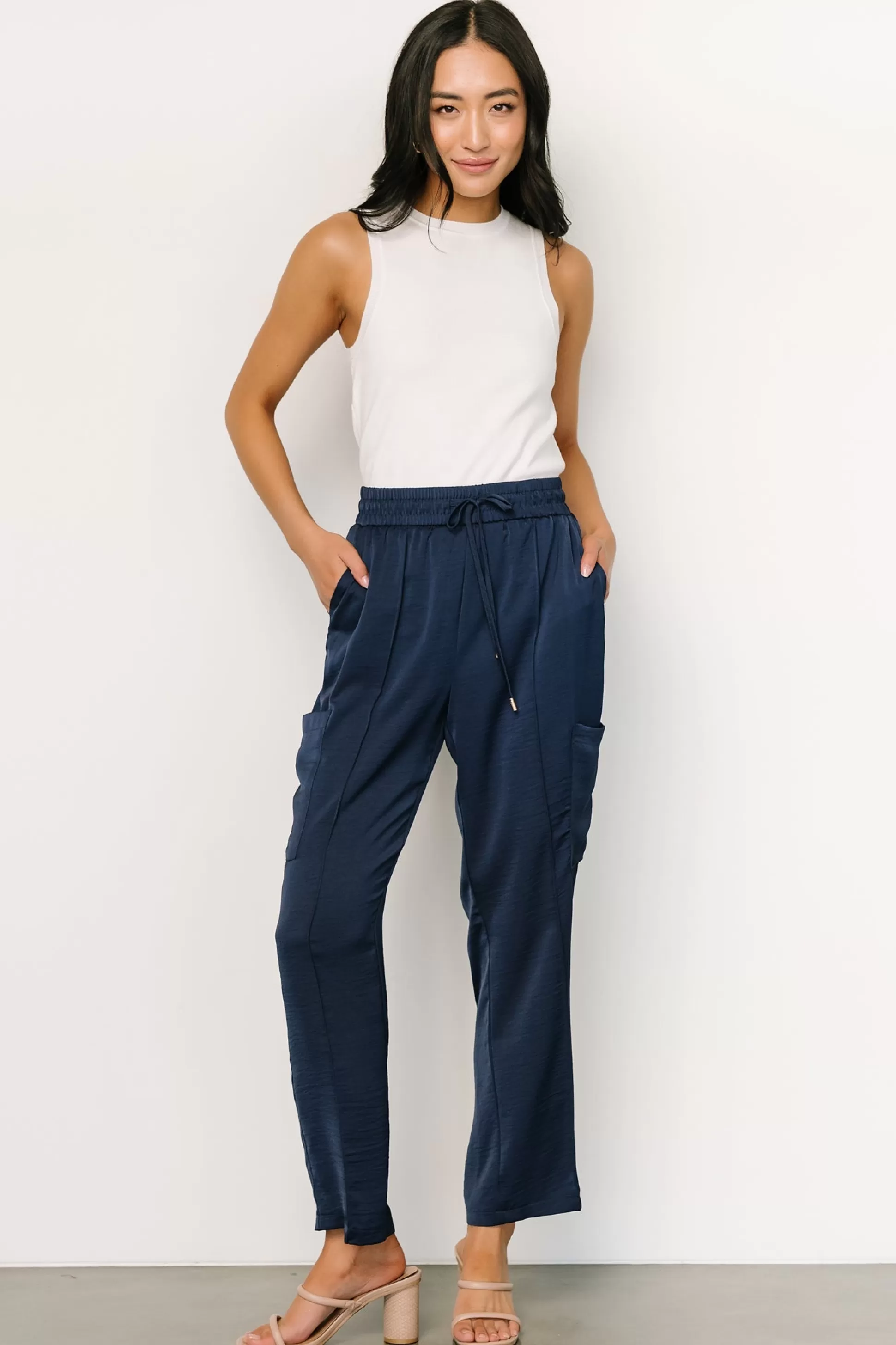 pants | Baltic Born Memphis Pocket Jogger Pants | Navy