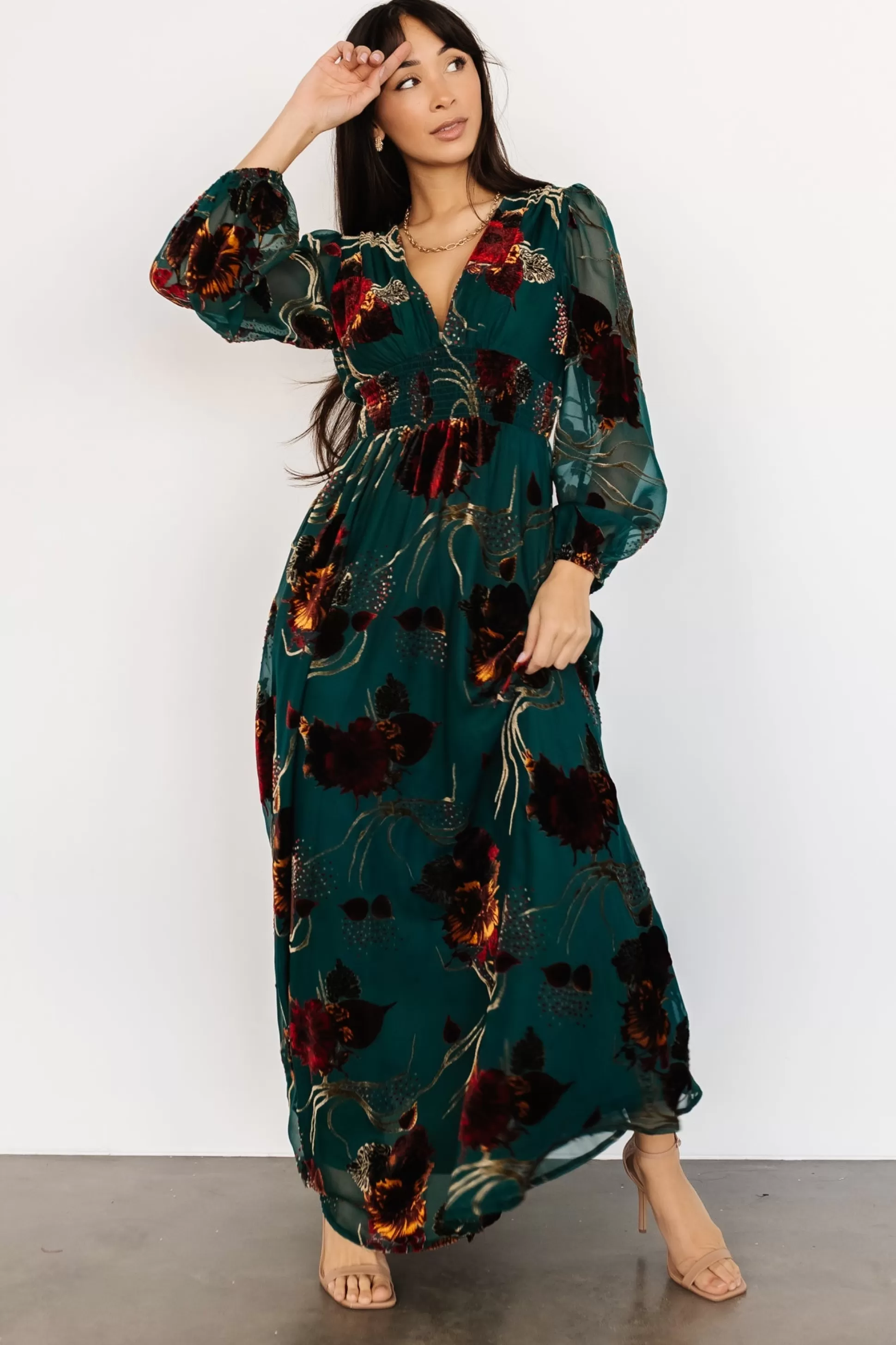 maxi dresses | WEDDING SUITE | Baltic Born Mikla Maxi Dress | Jade Multi