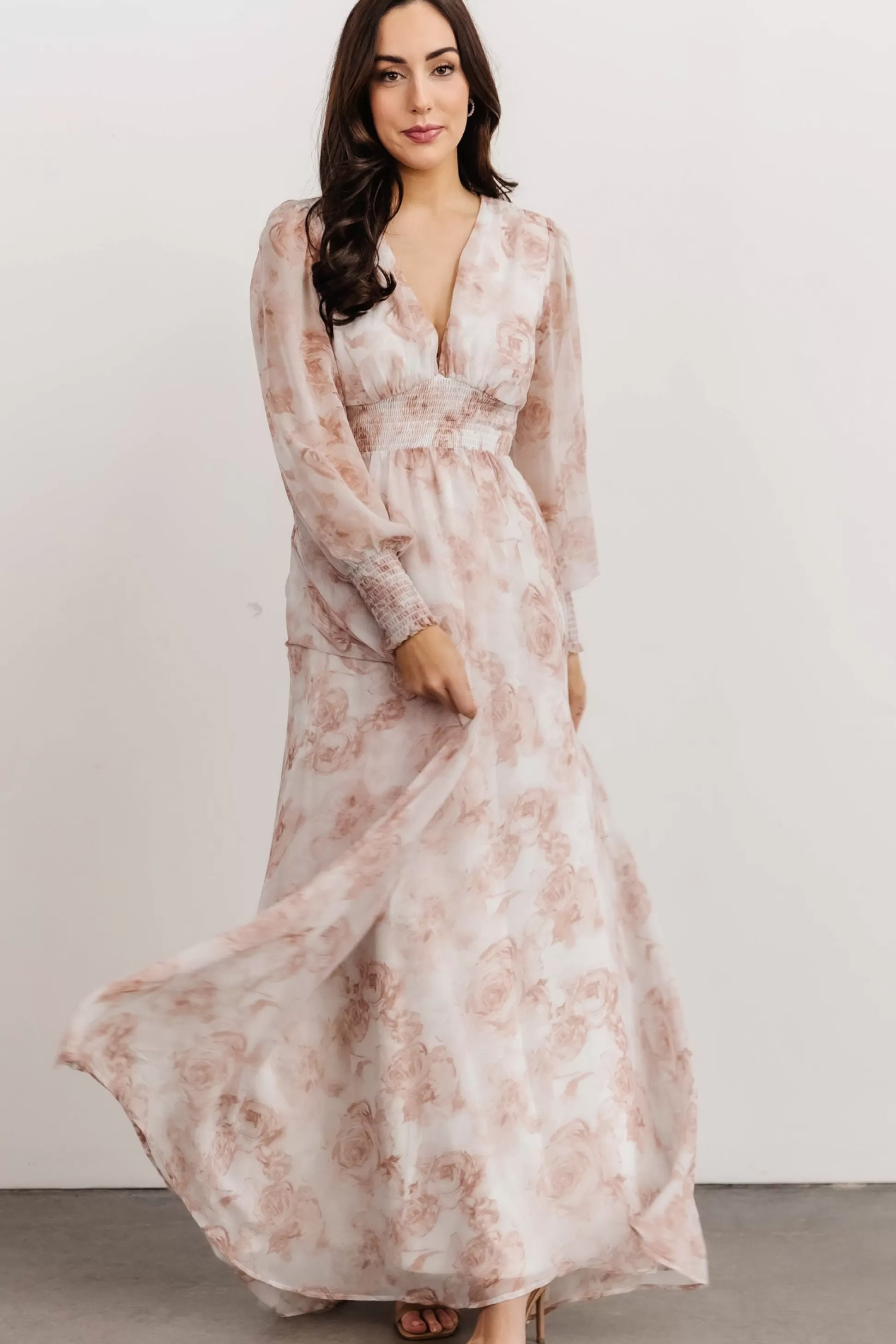 WEDDING SUITE | wedding guest | Baltic Born Olivia Maxi Dress | Pink Floral