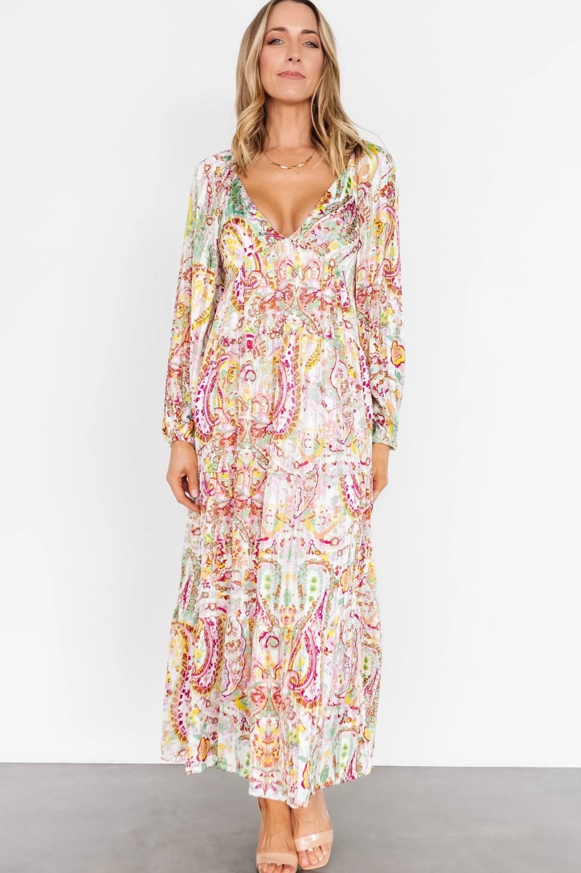 bump friendly | Baltic Born Ophelia Maxi Dress | Multi Print