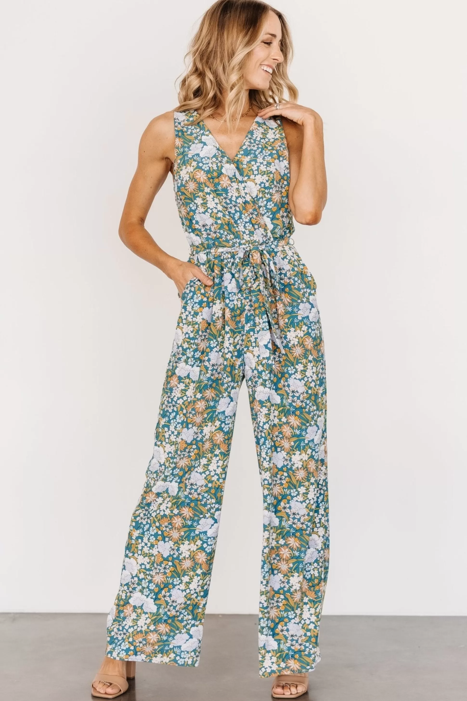 JUMPSUITS + ROMPERS | Baltic Born Paulette Jumpsuit | Jade Multi