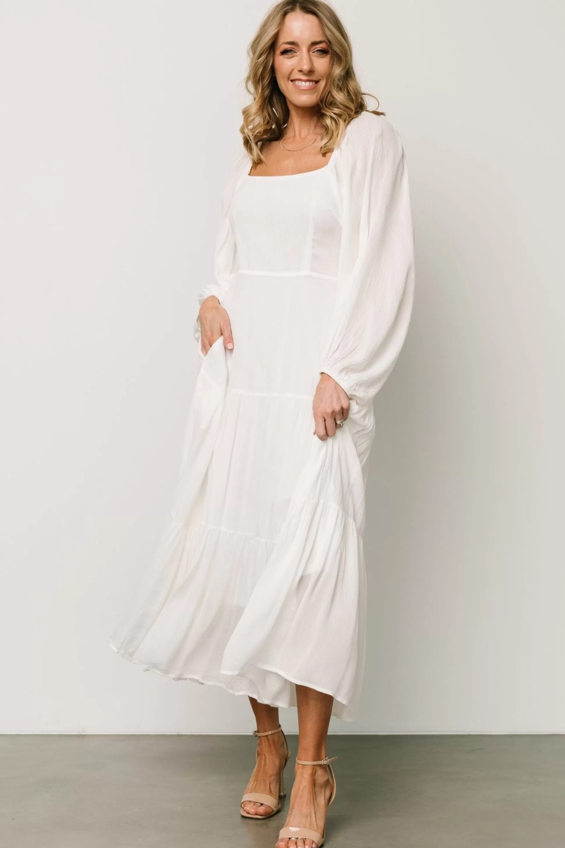 maxi dresses | Baltic Born Rachelle Maxi Dress | Off White