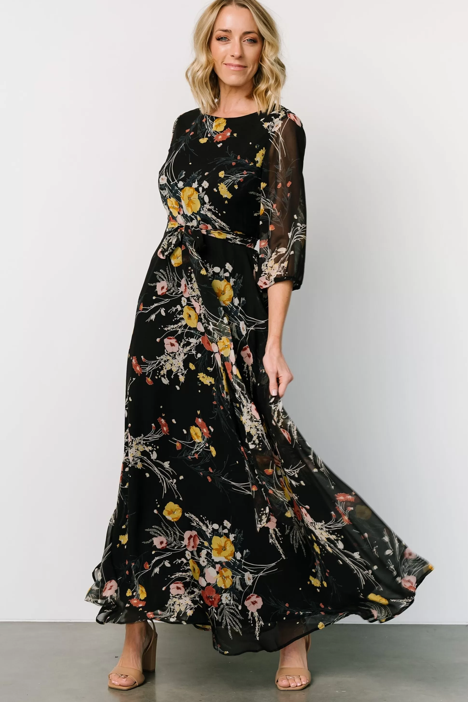 DRESSES | maxi dresses | Baltic Born Rebecca Maxi Dress | Botanical Floral