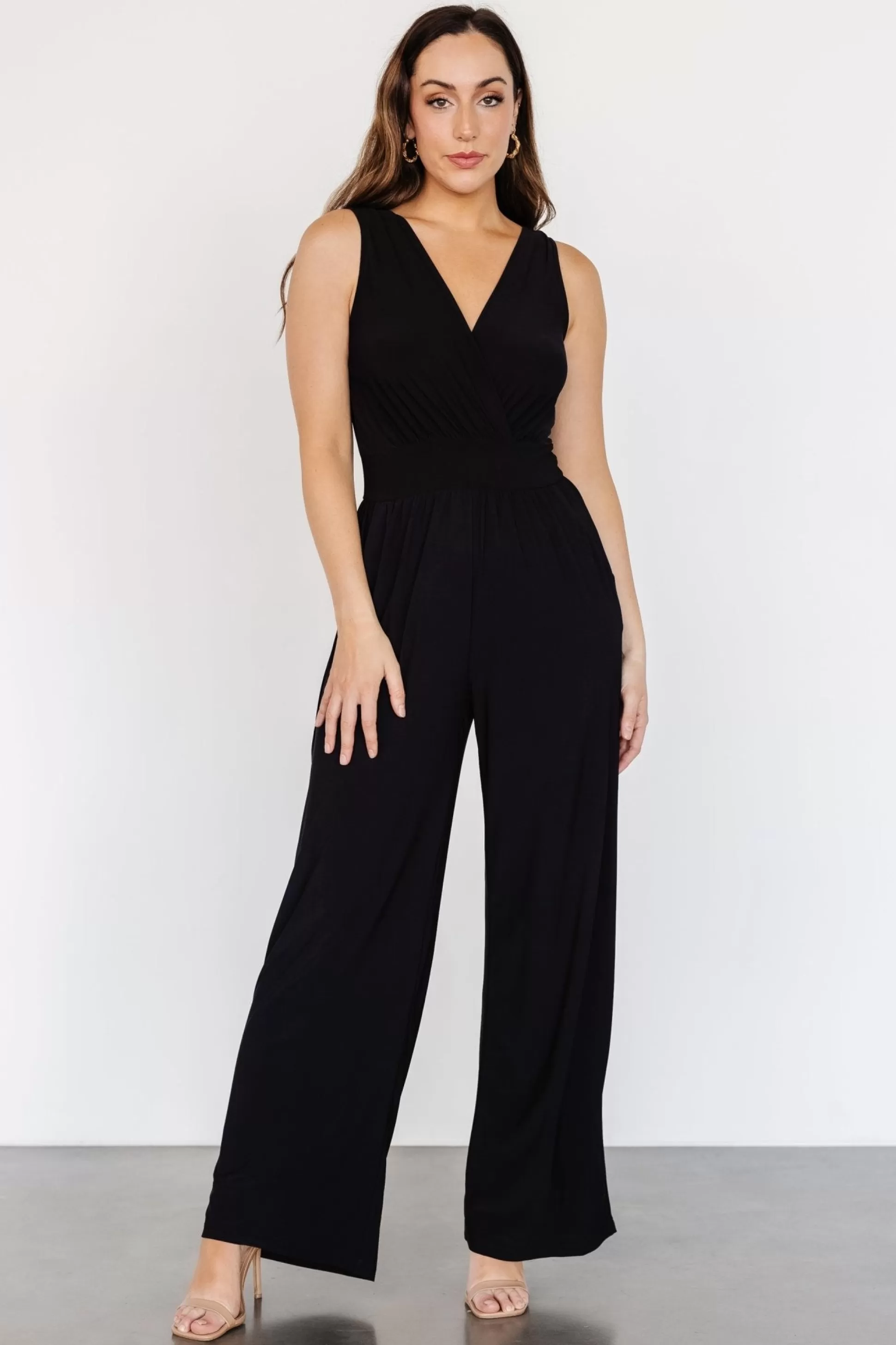 JUMPSUITS + ROMPERS | Baltic Born Rudie Sleeveless Jumpsuit | Black