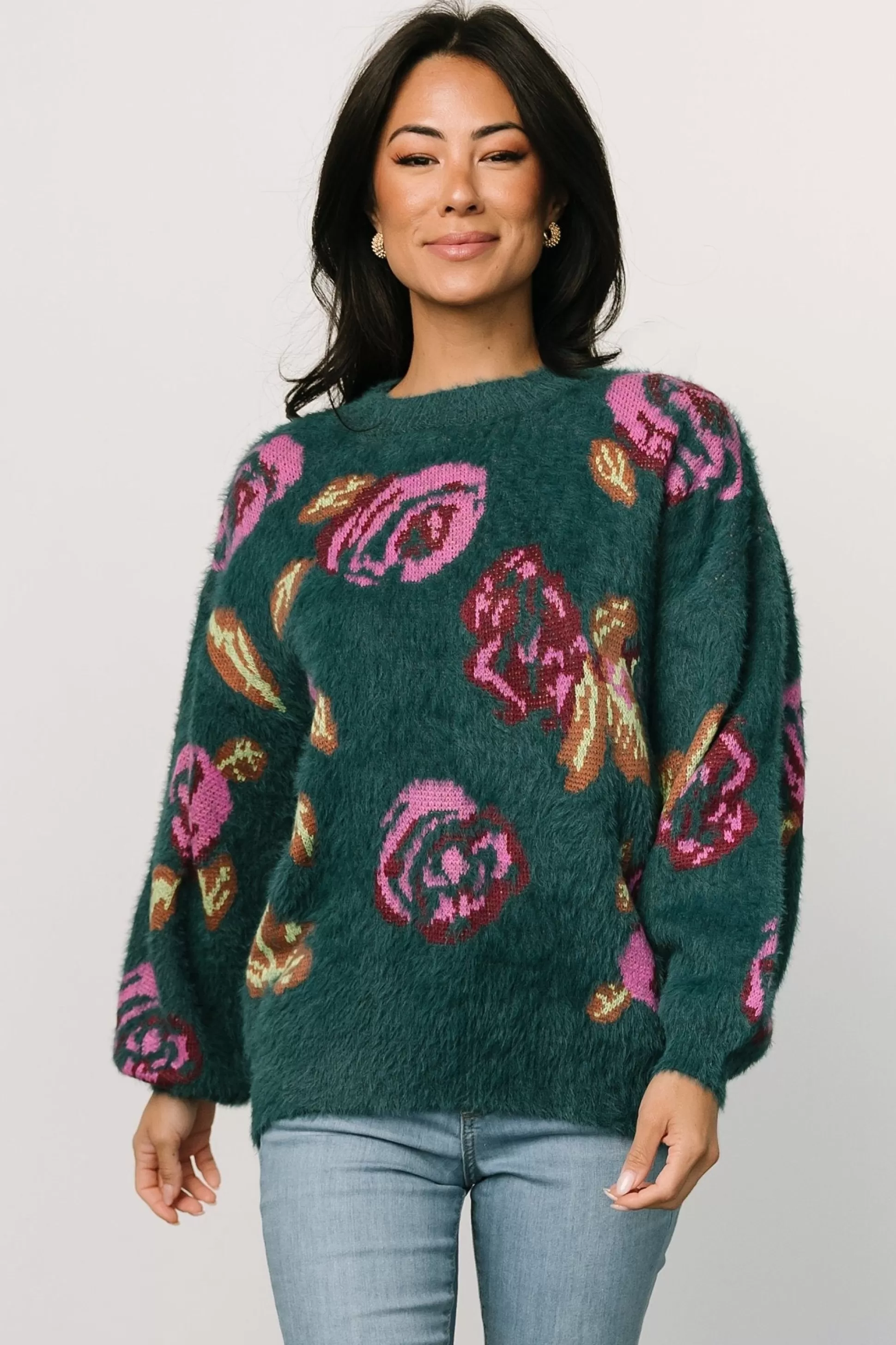 sweaters | Baltic Born Ryder Sweater | Jade Multi Floral