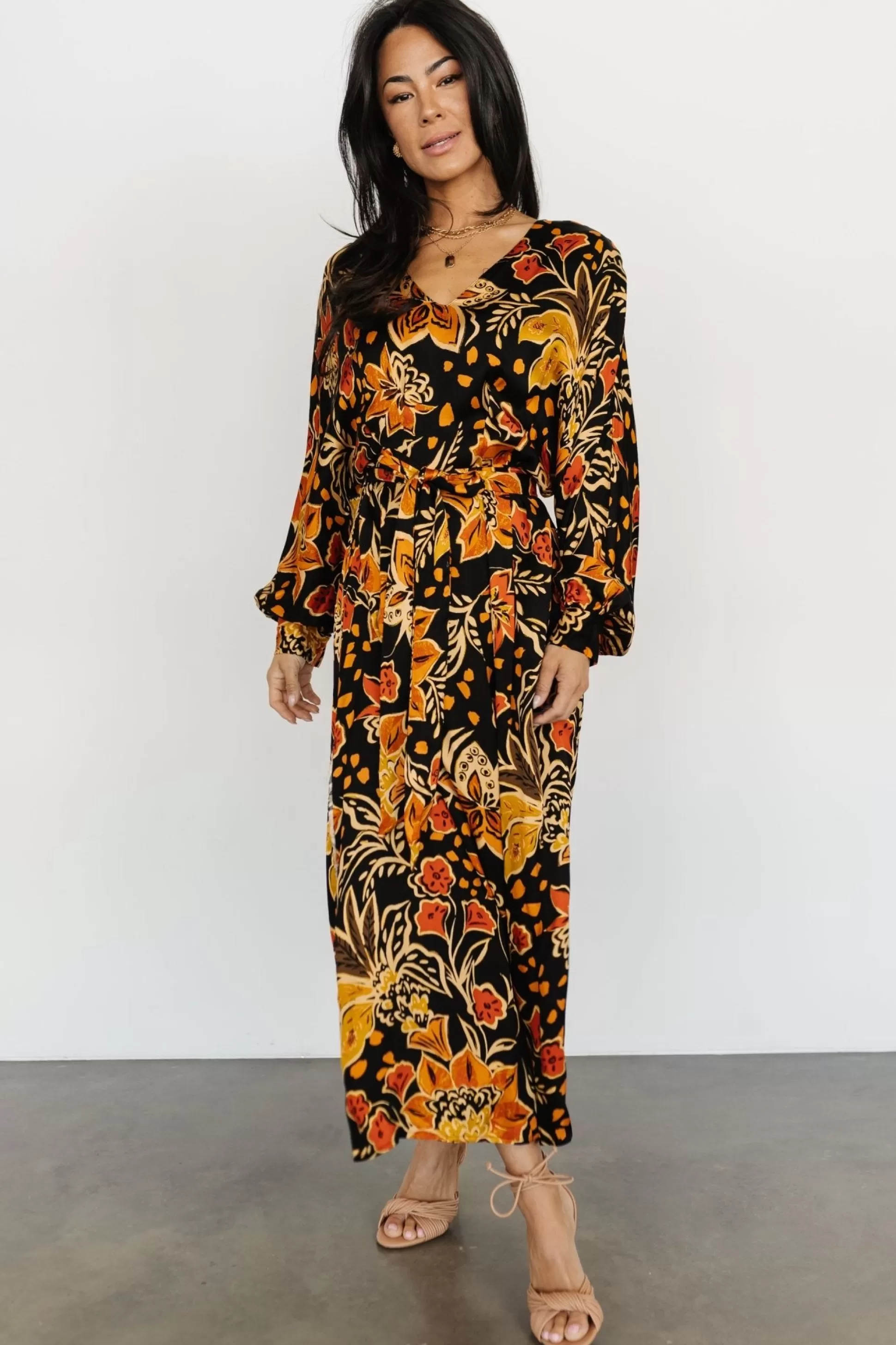 SALE | Baltic Born Sarabi Maxi Dress | Black Multi