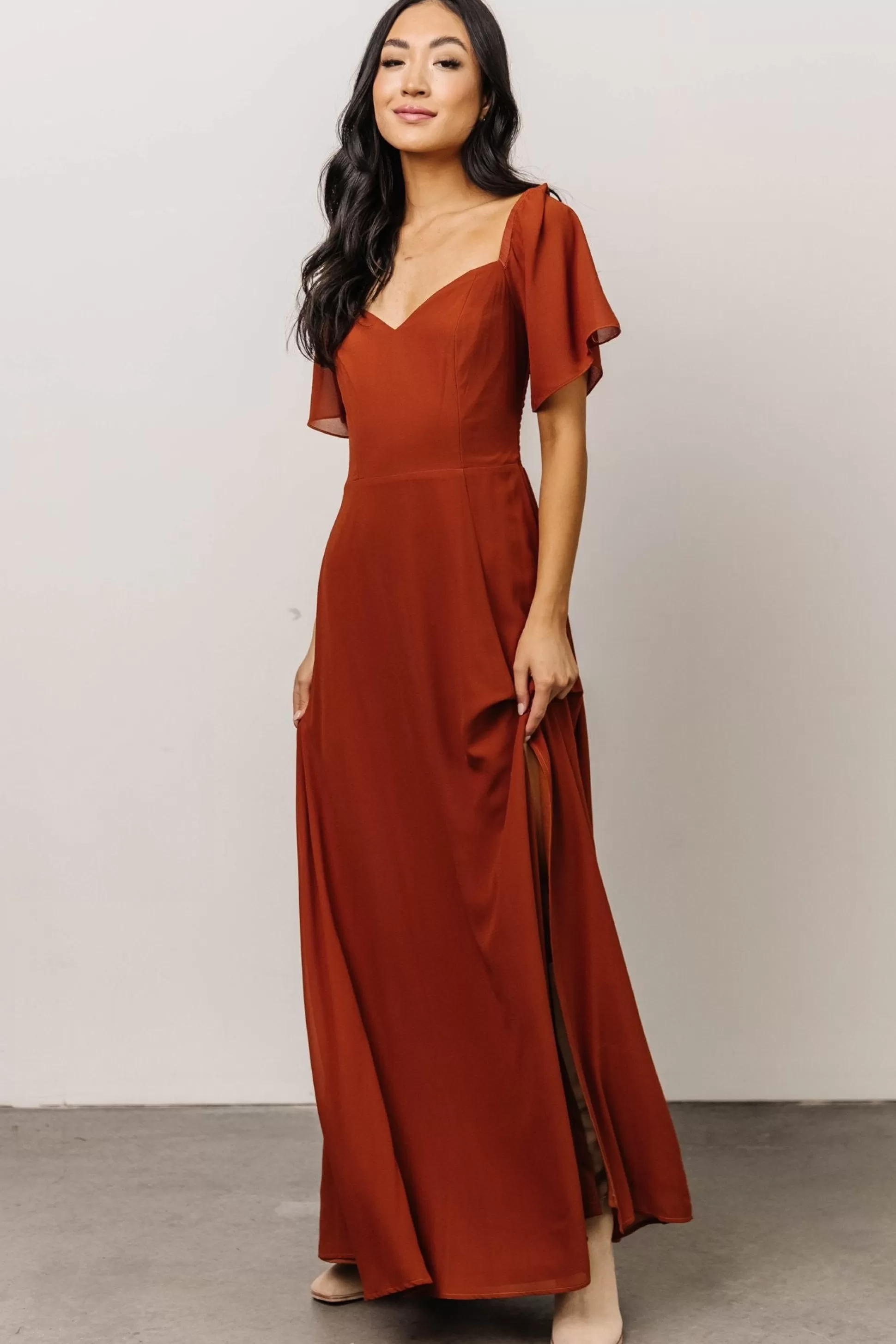 WEDDING SUITE | wedding guest | Baltic Born Sierra Sweetheart Maxi Dress | Spice