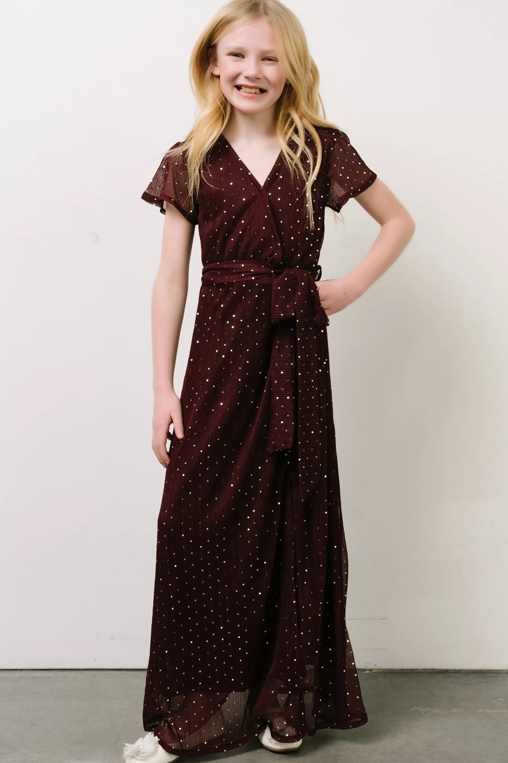 embellished + sequined | Baltic Born Youth Grace Sparkle Gown | Mulberry